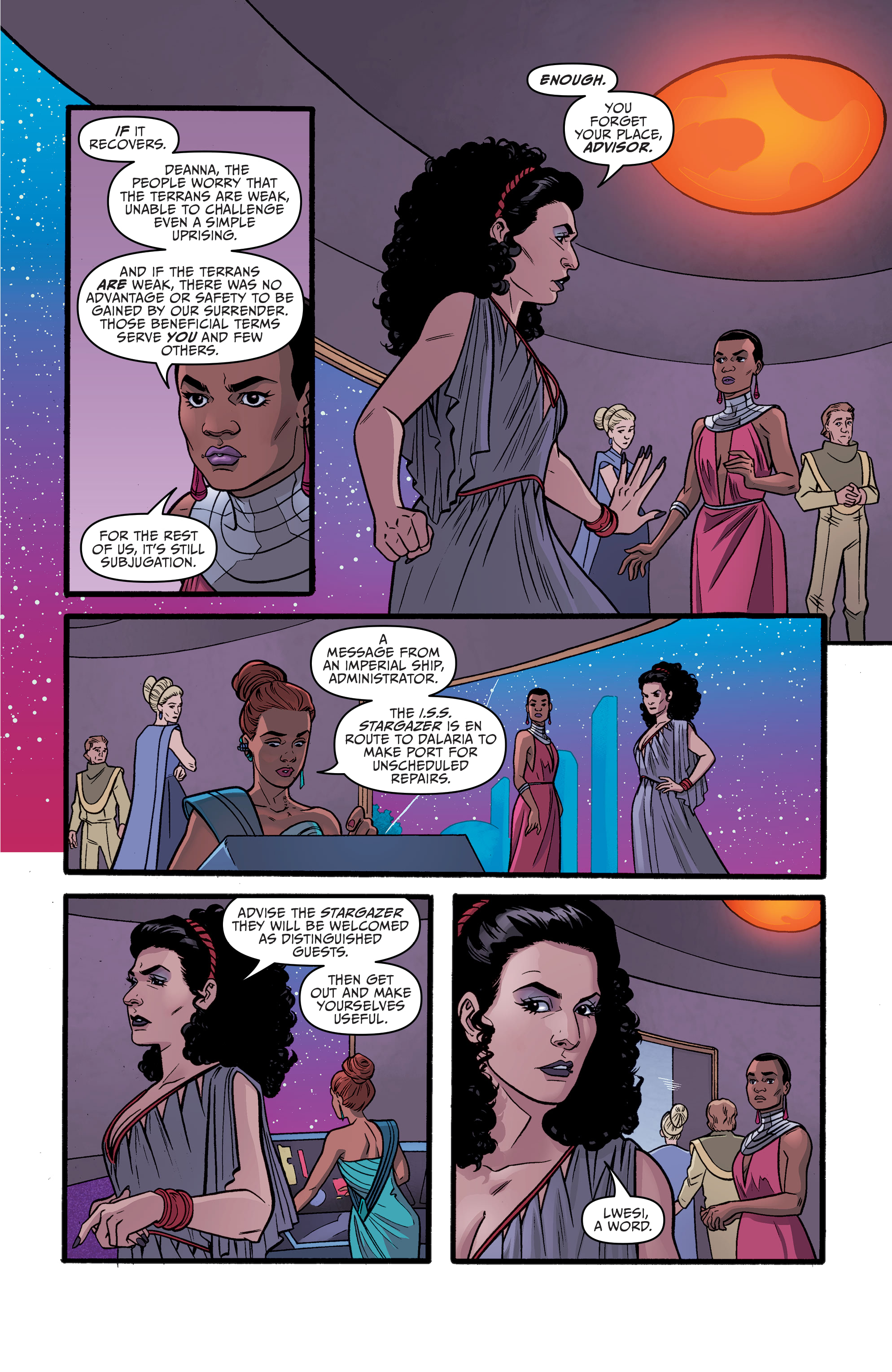 Read online Star Trek: The Mirror War—Troi comic -  Issue # Full - 5