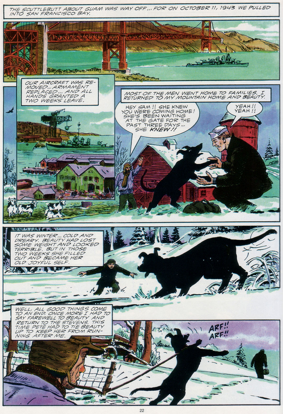 Read online Marvel Graphic Novel comic -  Issue #30 - A Sailor's Story - 28