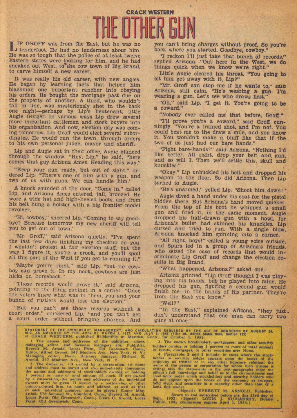 Read online Crack Western comic -  Issue #84 - 25