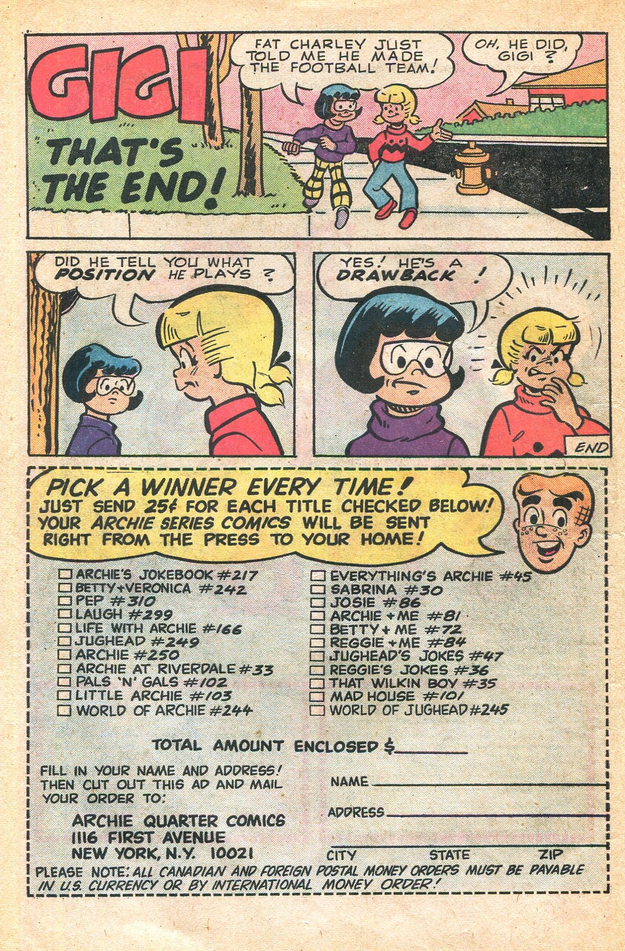 Read online Archie's Joke Book Magazine comic -  Issue #216 - 10