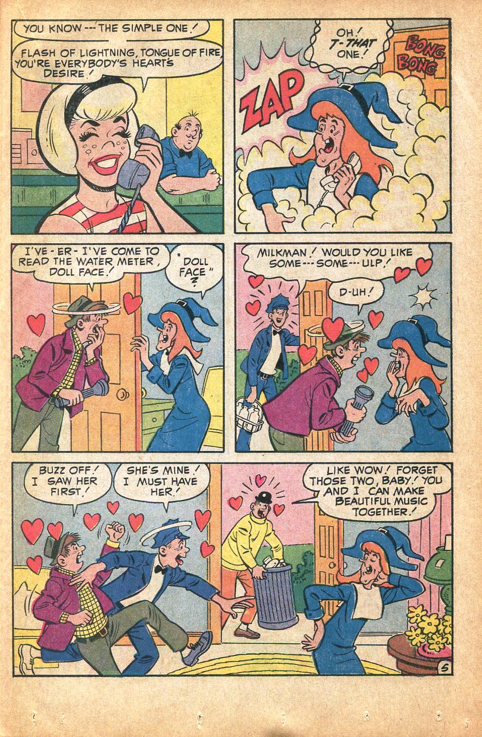 Read online Archie's TV Laugh-Out comic -  Issue #15 - 39