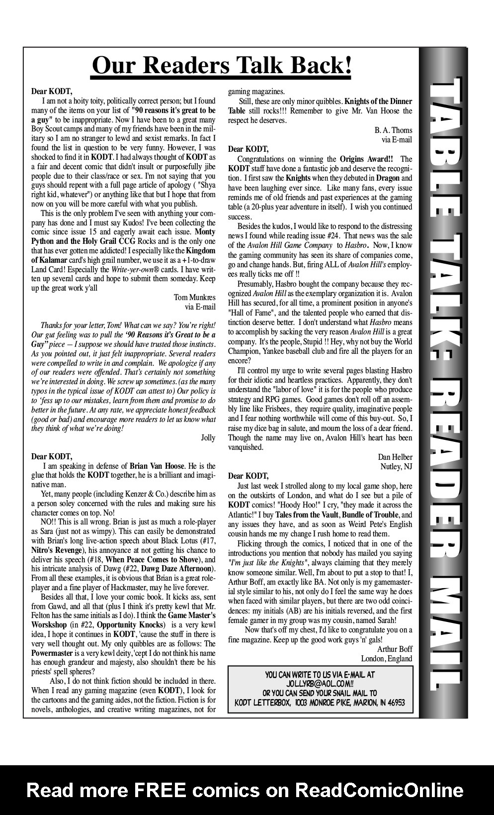 Read online Knights of the Dinner Table comic -  Issue #26 - 5