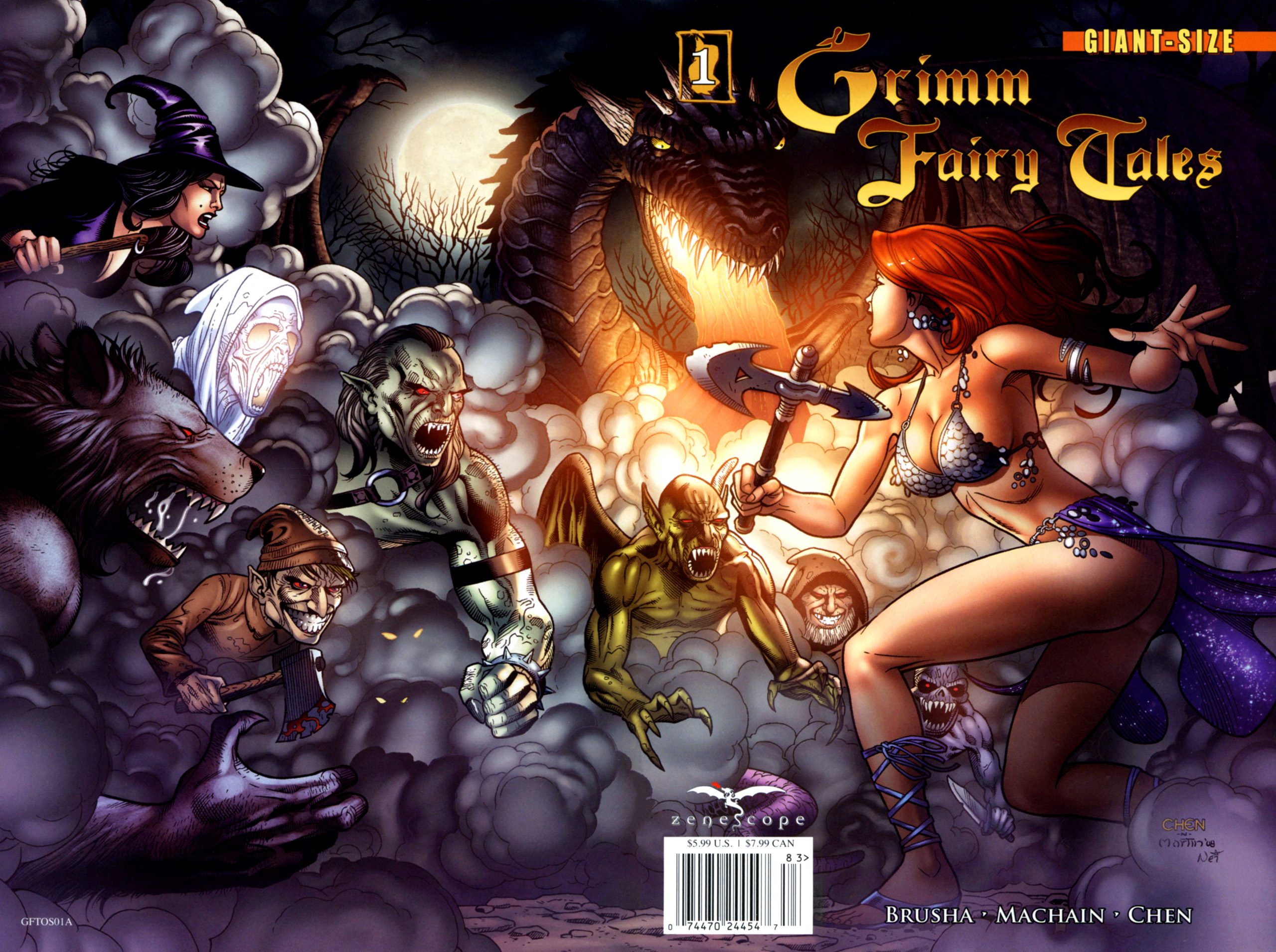 Read online Grimm Fairy Tales Giant-Size (2009) comic -  Issue # Full - 1