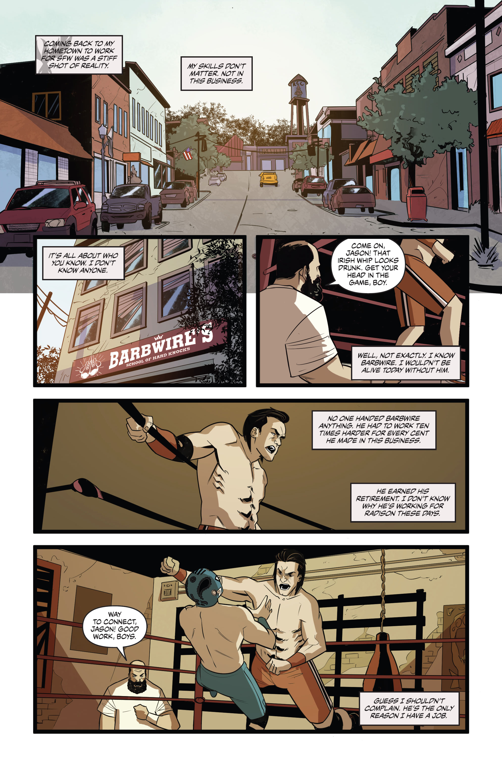 Read online Over the Ropes comic -  Issue # _TPB - 12