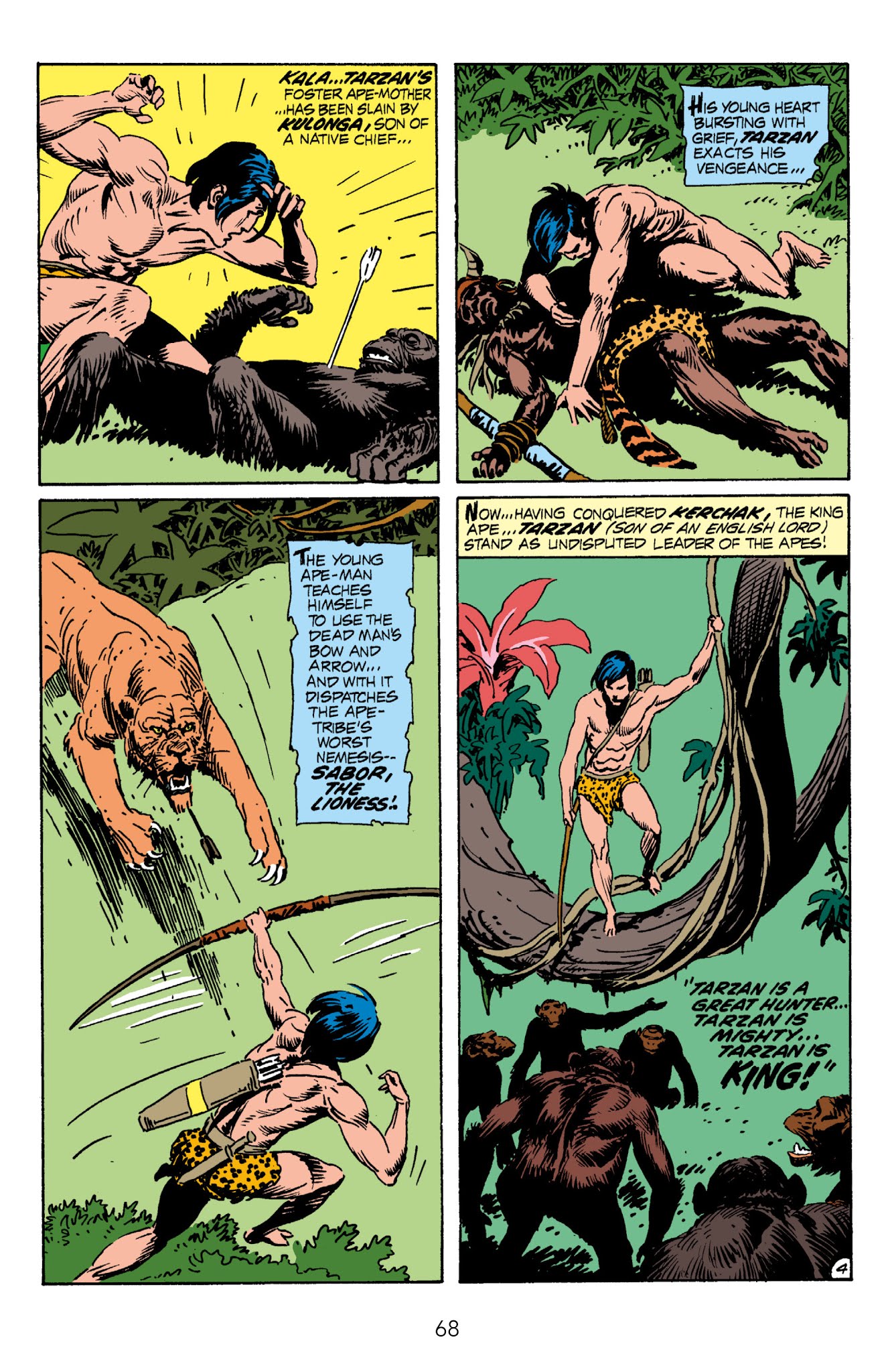 Read online Edgar Rice Burroughs' Tarzan The Joe Kubert Years comic -  Issue # TPB 1 (Part 1) - 68