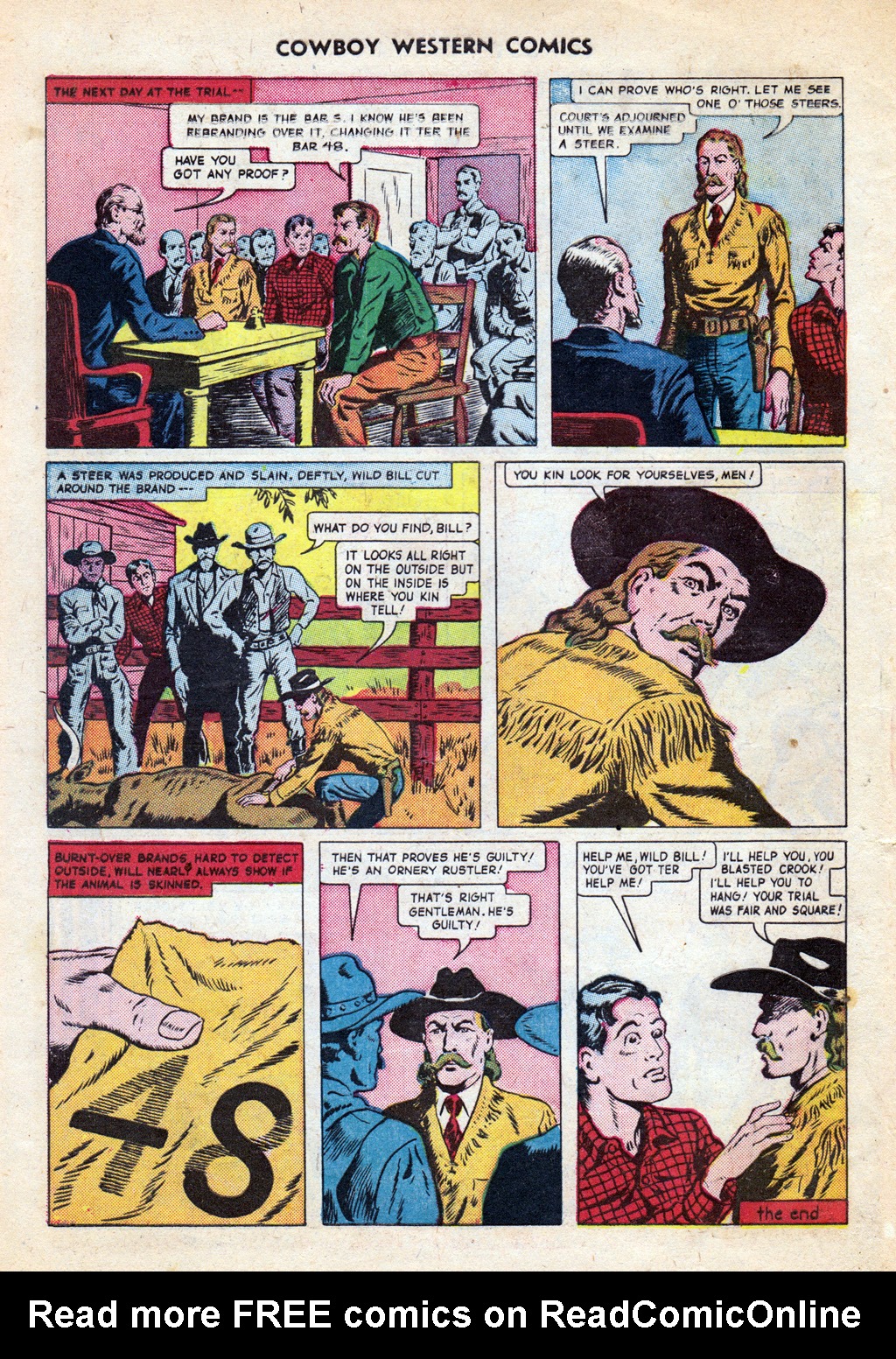 Read online Cowboy Western Comics (1948) comic -  Issue #33 - 6