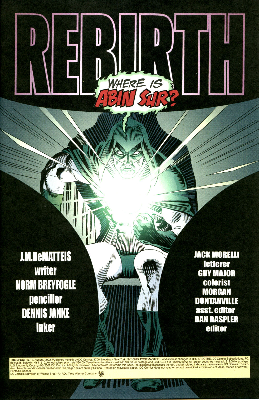 Read online The Spectre (2001) comic -  Issue #18 - 3