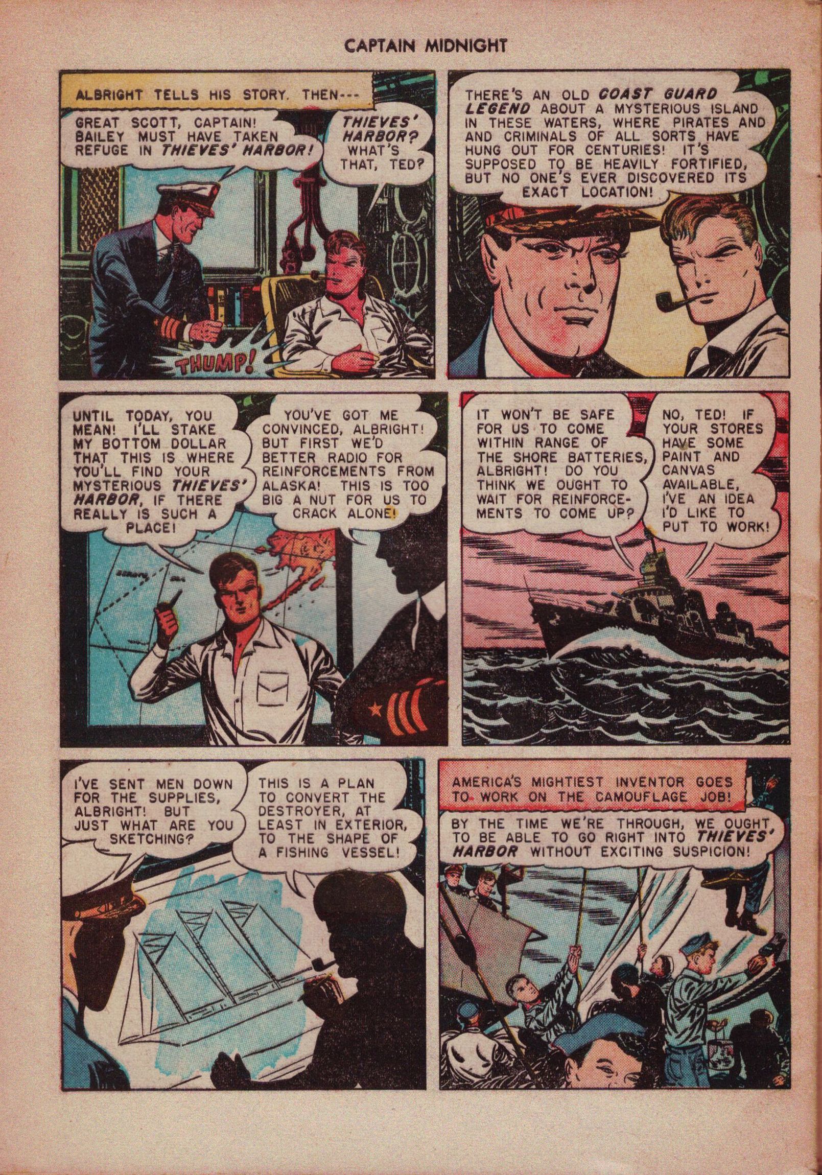 Read online Captain Midnight (1942) comic -  Issue #48 - 44