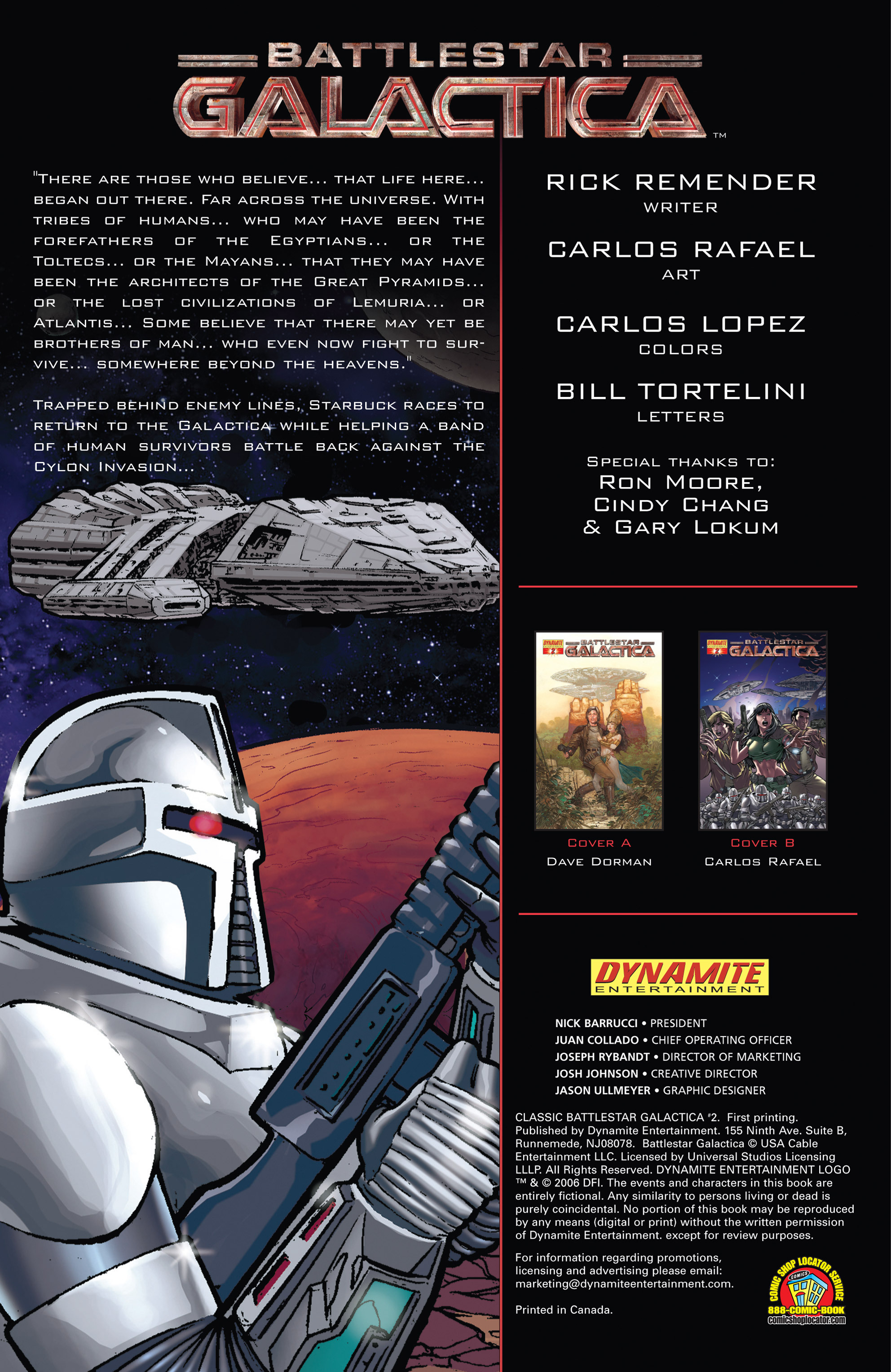 Read online Classic Battlestar Galactica (2006) comic -  Issue #2 - 4