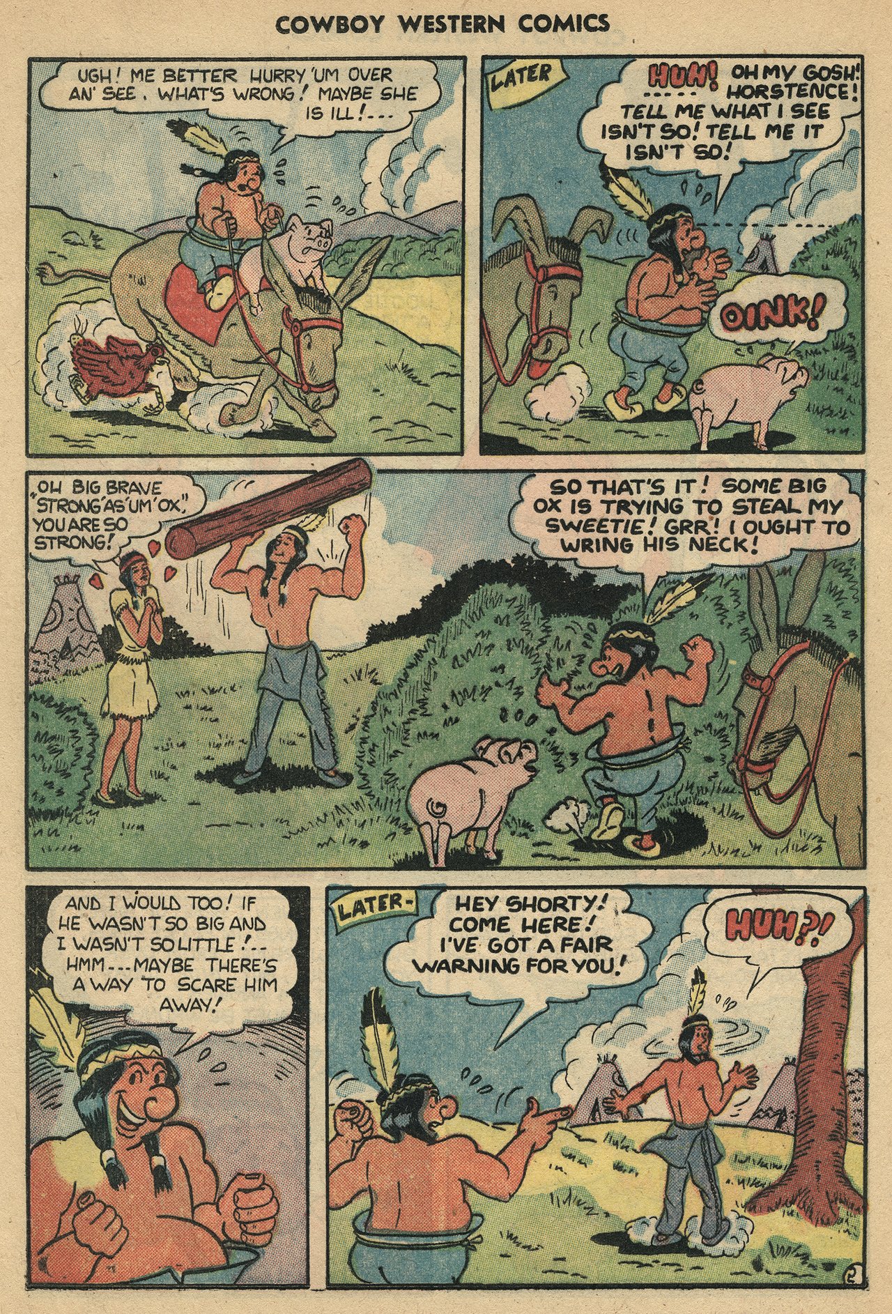 Read online Cowboy Western Comics (1948) comic -  Issue #34 - 24