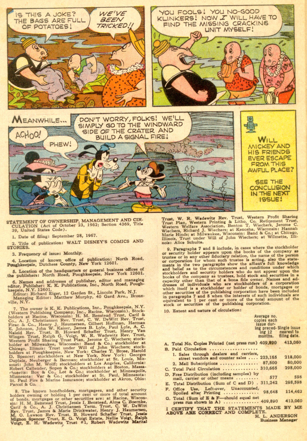 Read online Walt Disney's Comics and Stories comic -  Issue #328 - 31