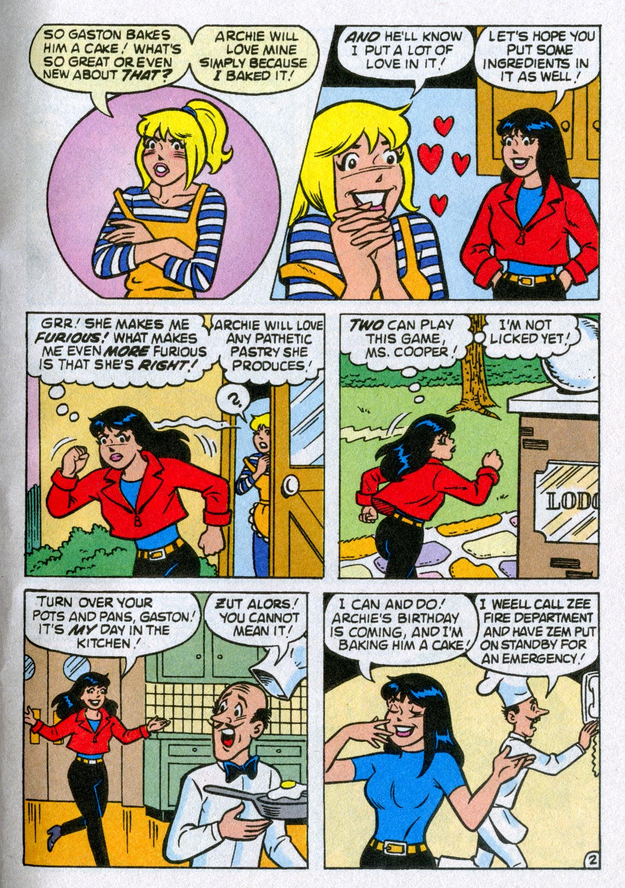 Read online Betty and Veronica Double Digest comic -  Issue #242 - 252