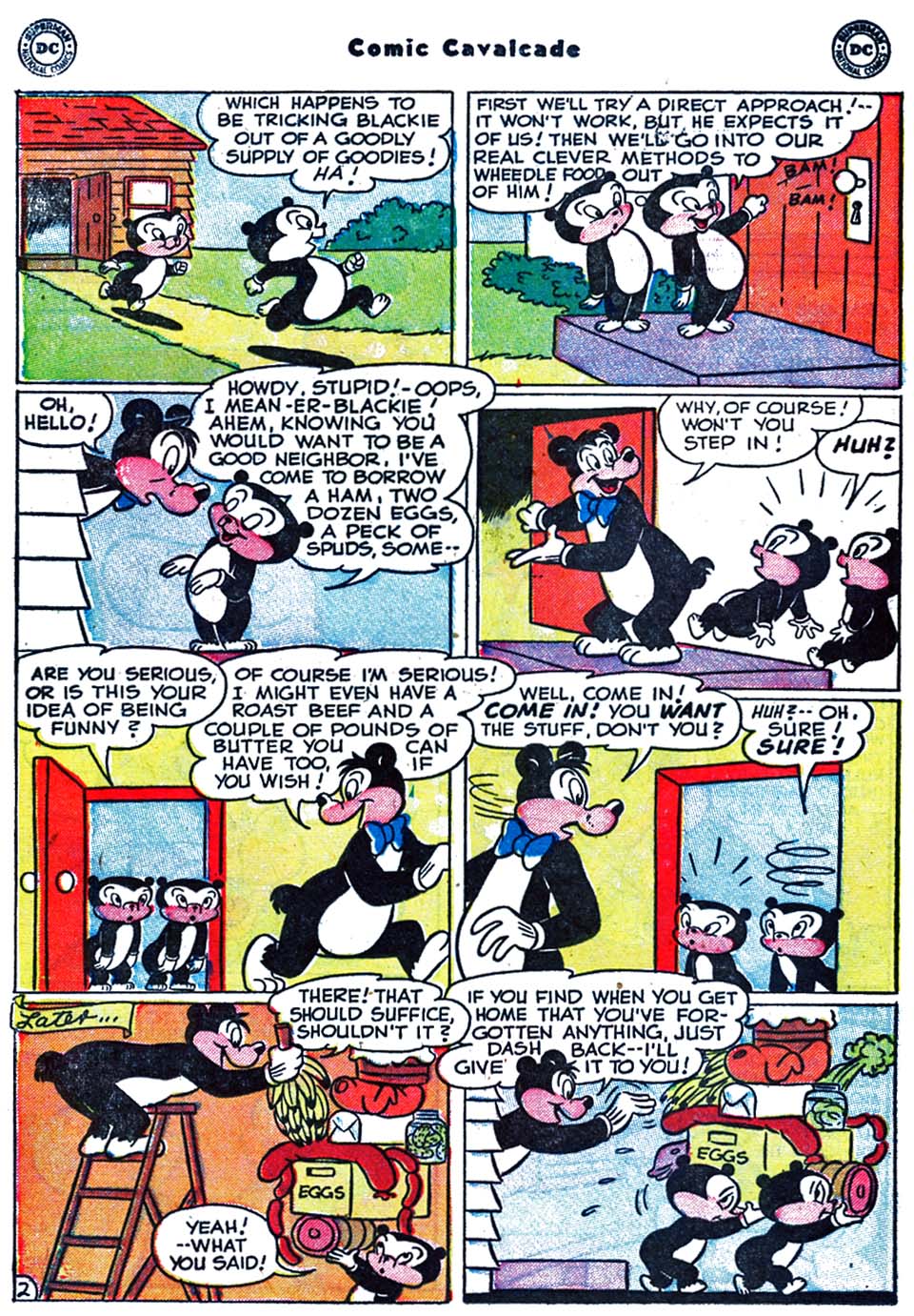 Read online Comic Cavalcade comic -  Issue #51 - 46