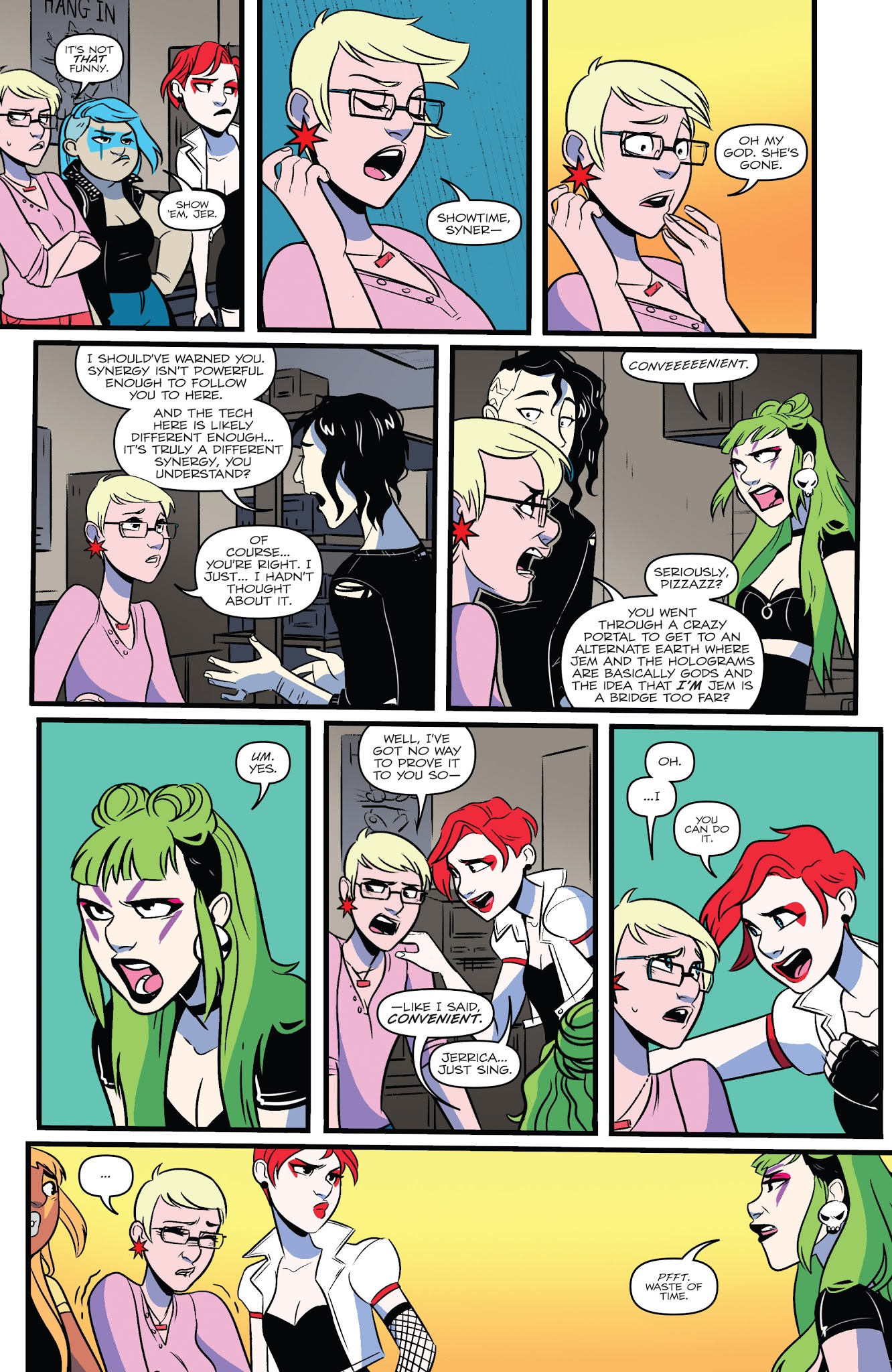 Read online Jem and the Holograms: The Misfits: Infinite comic -  Issue #1 - 14