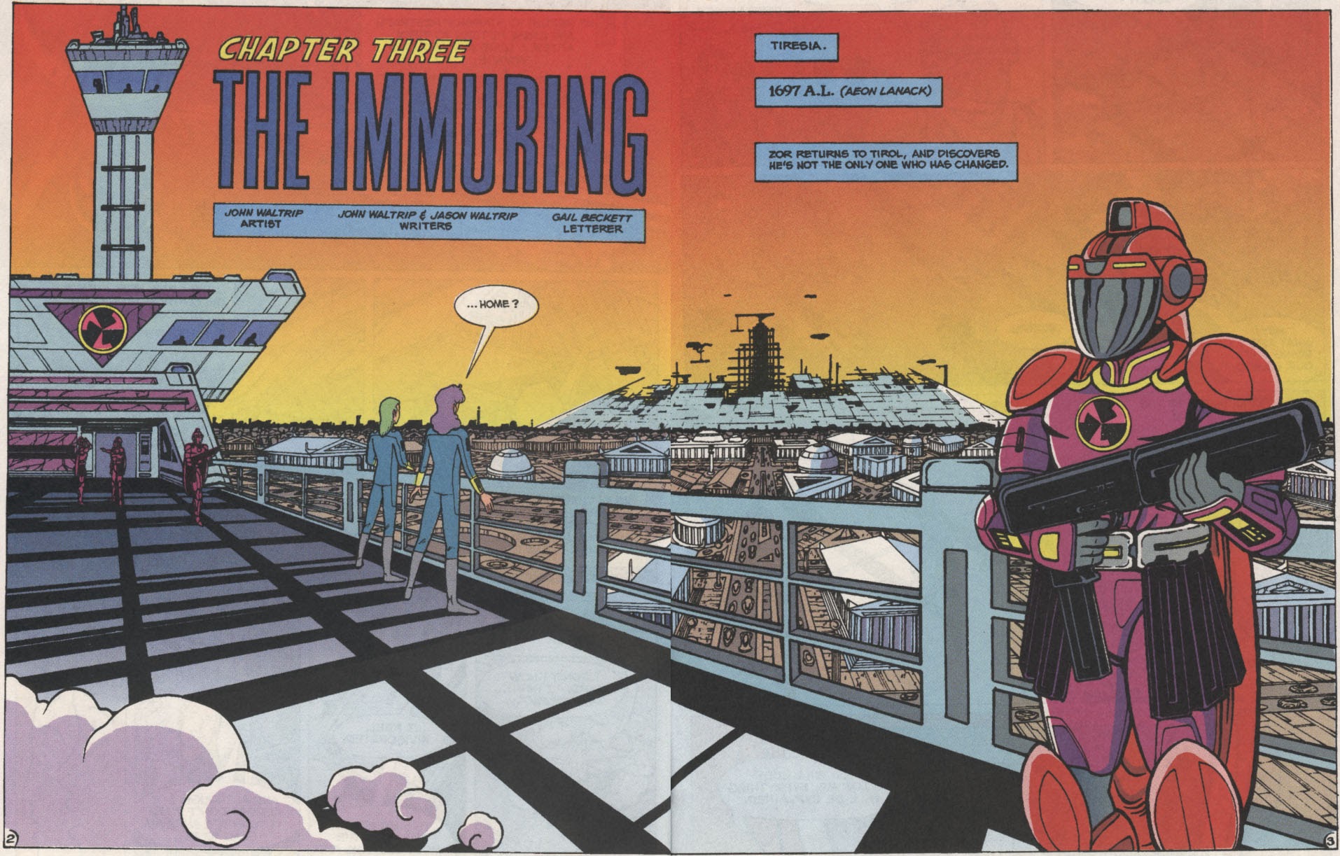 Read online Robotech Genesis: The Legend of Zor comic -  Issue #3 - 4