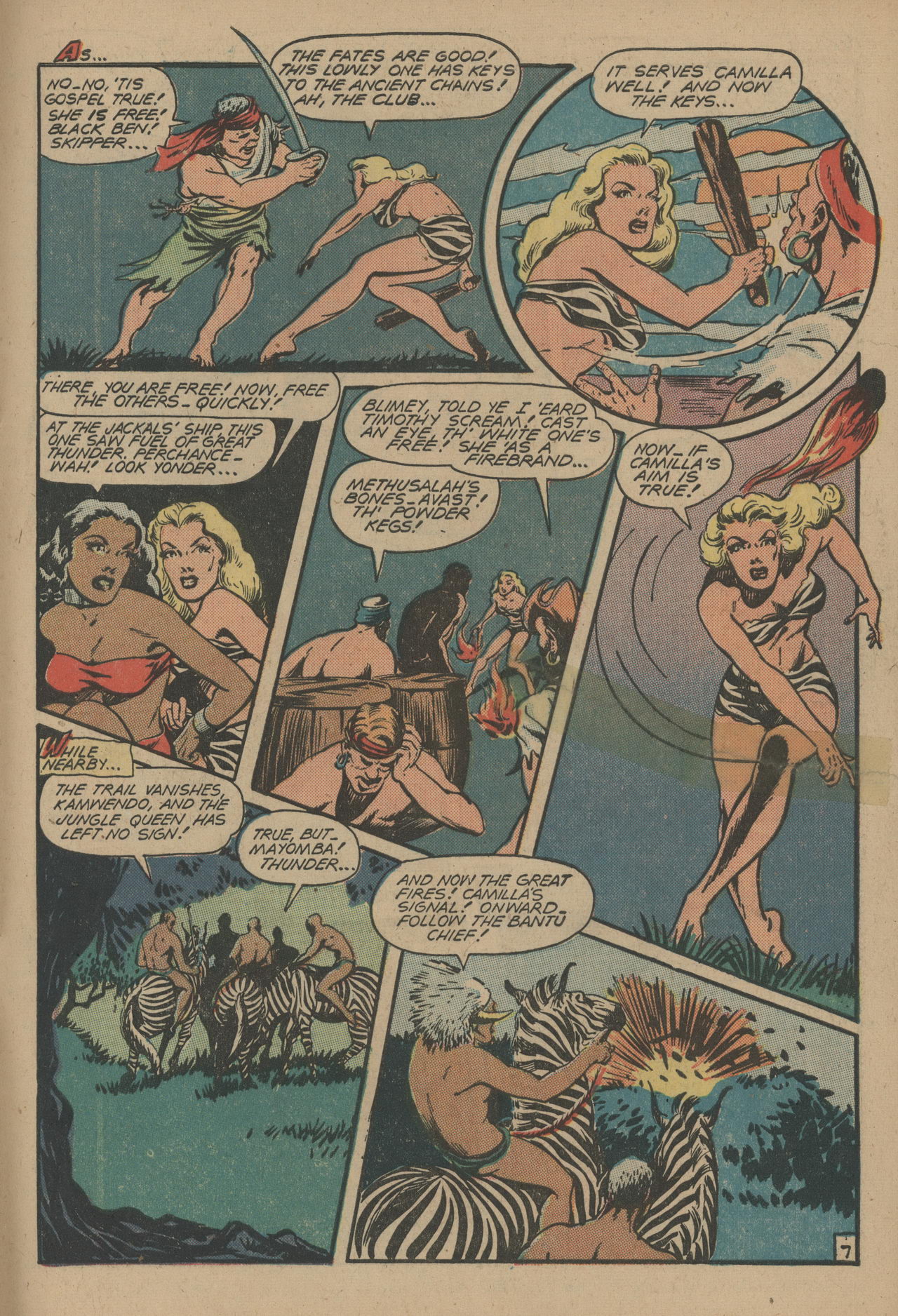 Read online Jungle Comics comic -  Issue #92 - 49