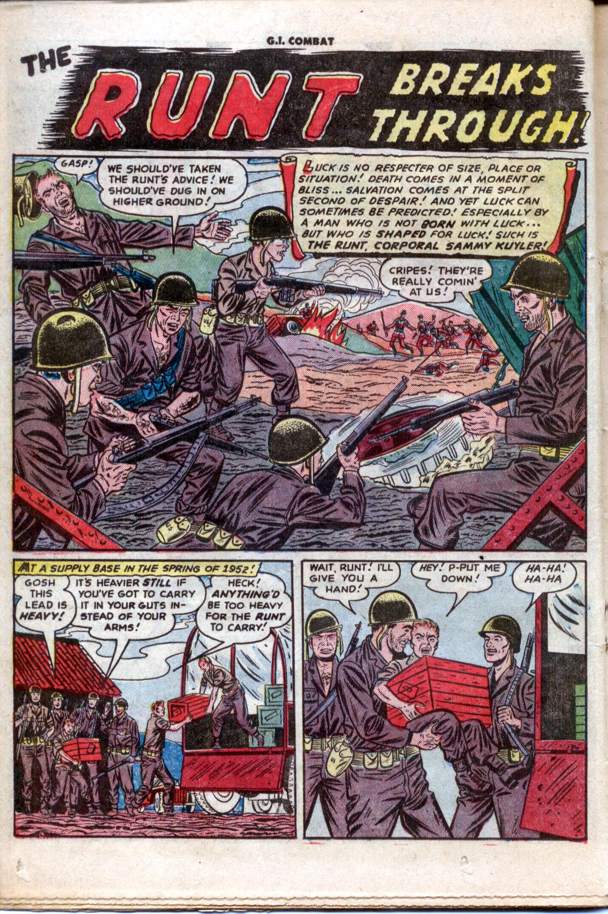 Read online G.I. Combat (1952) comic -  Issue #1 - 18