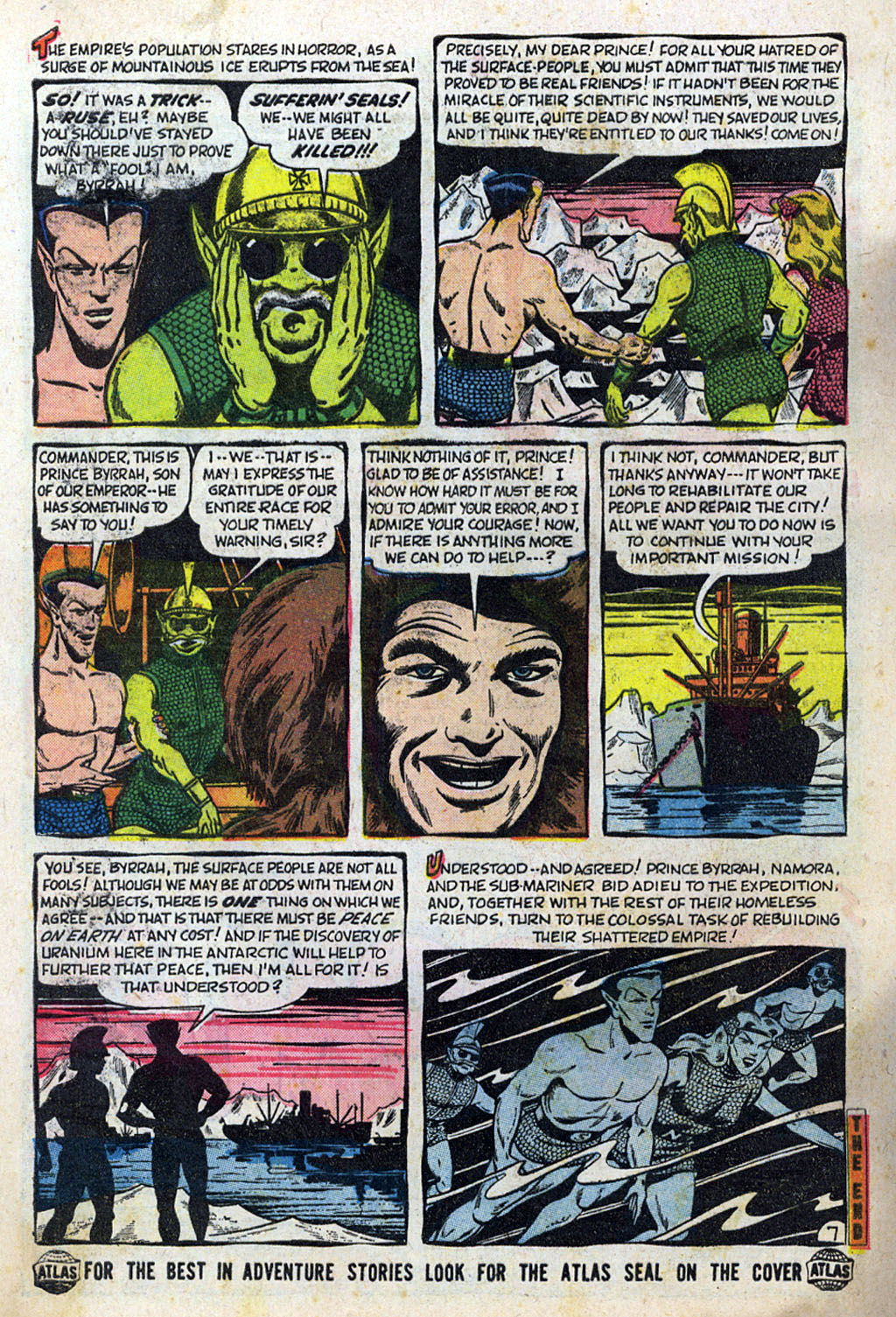 Read online Sub-Mariner Comics comic -  Issue #40 - 32