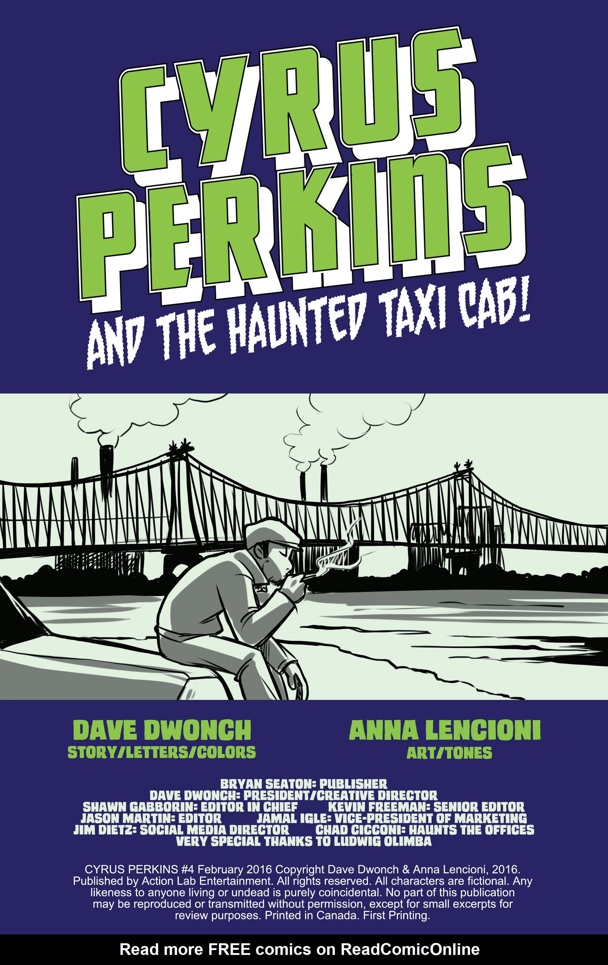 Read online Cyrus Perkins and the Haunted Taxicab comic -  Issue # TPB - 96