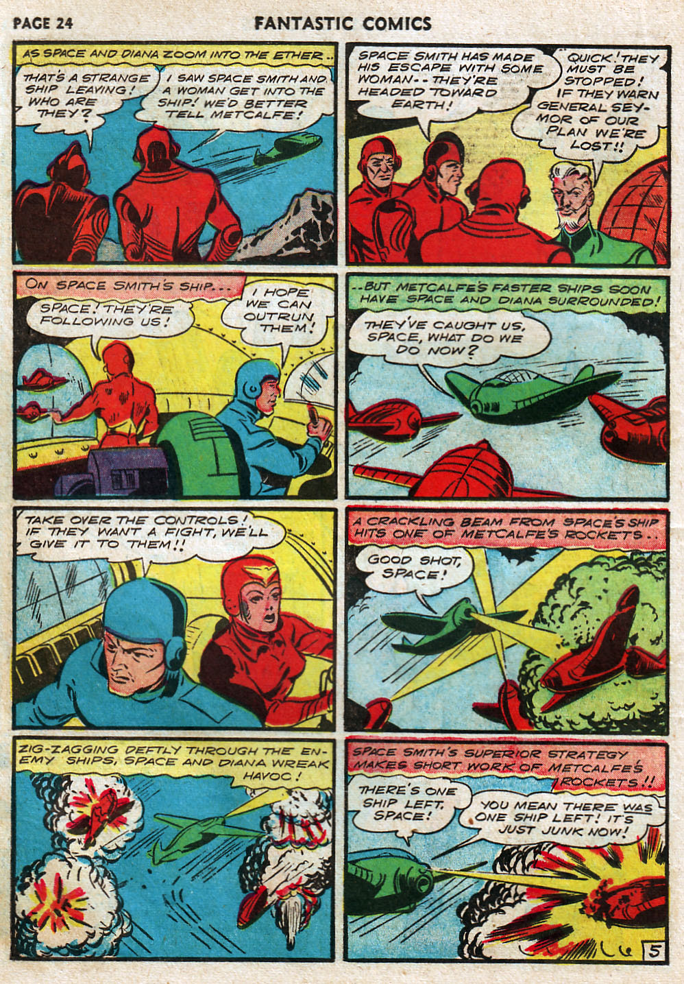 Read online Fantastic Comics comic -  Issue #17 - 26