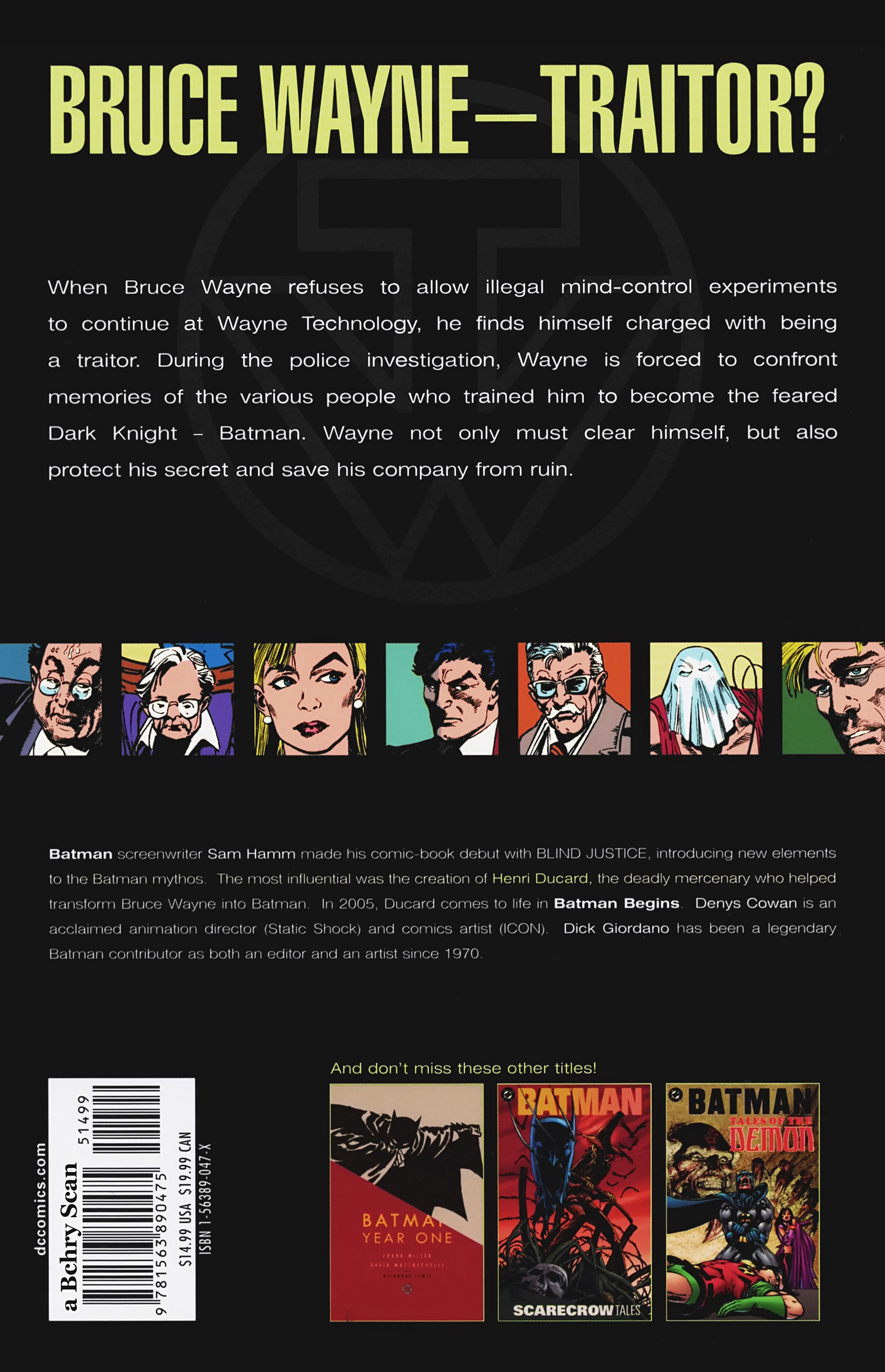 Read online Detective Comics (1937) comic -  Issue # _TPB Batman - Blind Justice (Part 2) - 62