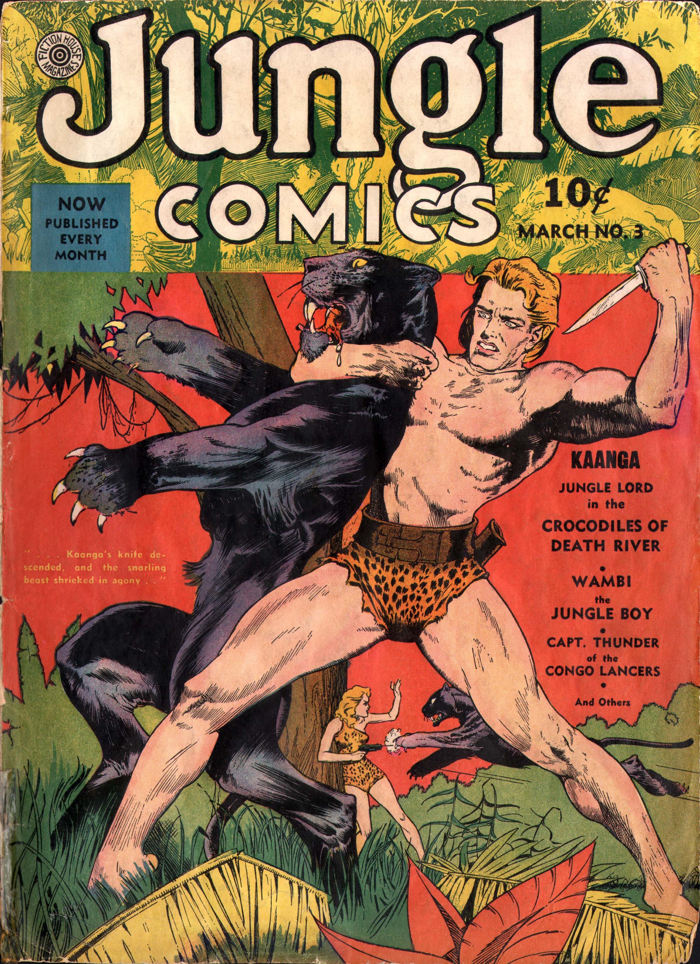 Read online Jungle Comics comic -  Issue #3 - 1