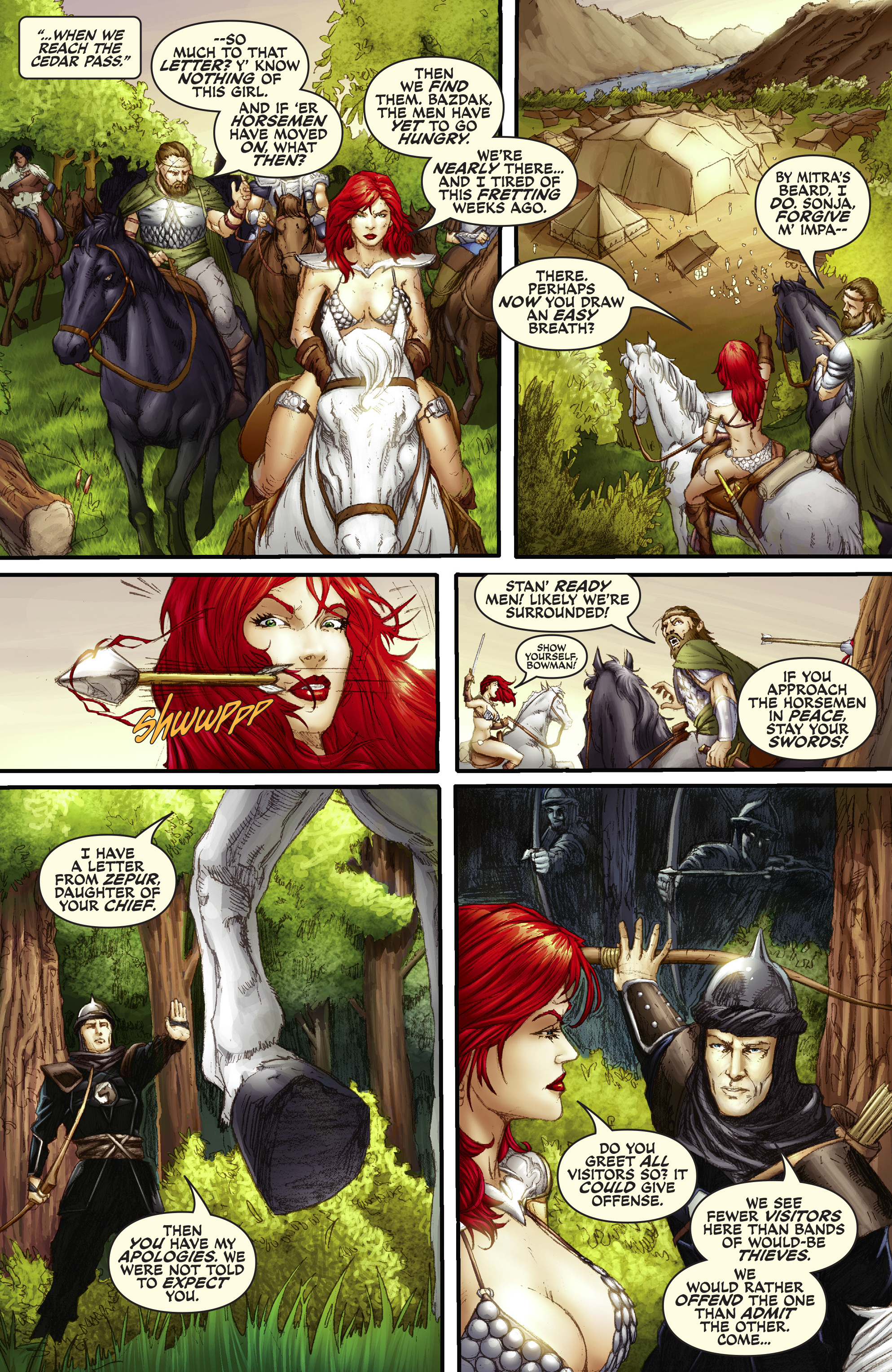 Read online Red Sonja Travels comic -  Issue # TPB 2 (Part 1) - 134