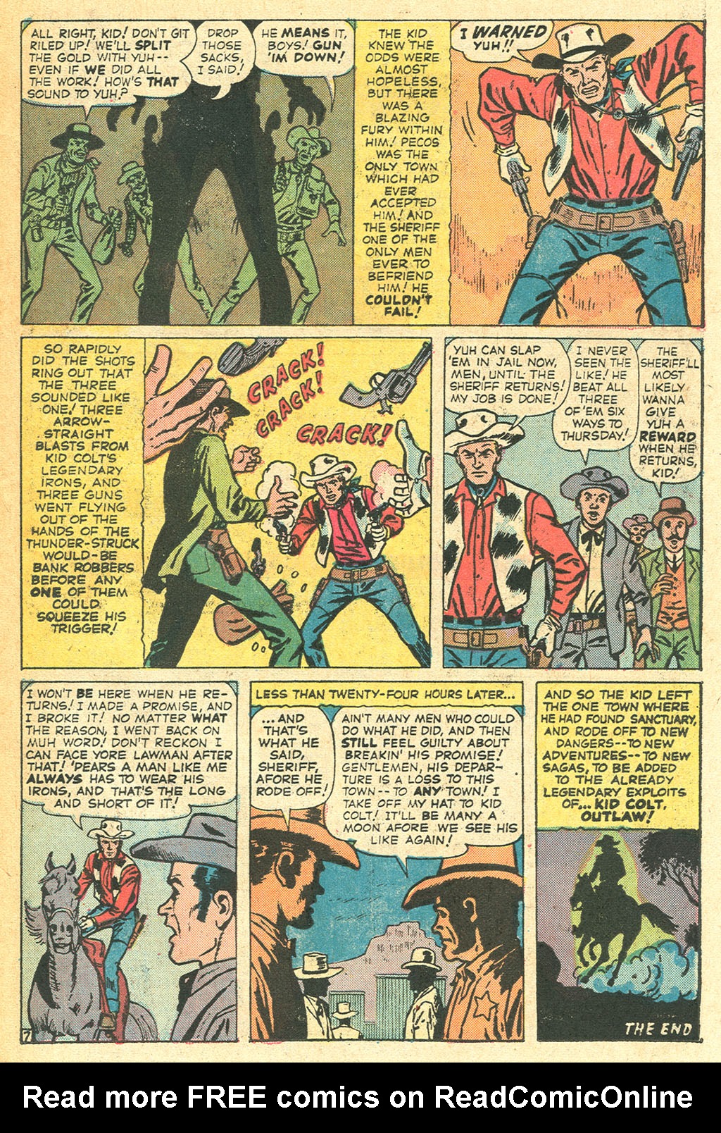 Read online Kid Colt Outlaw comic -  Issue #169 - 11