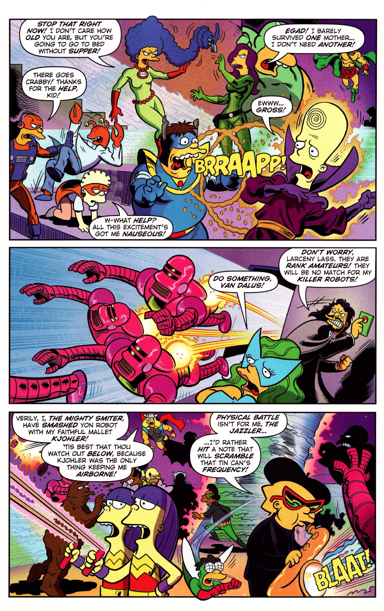 Read online Bongo Comics Presents Simpsons Super Spectacular comic -  Issue #6 - 28