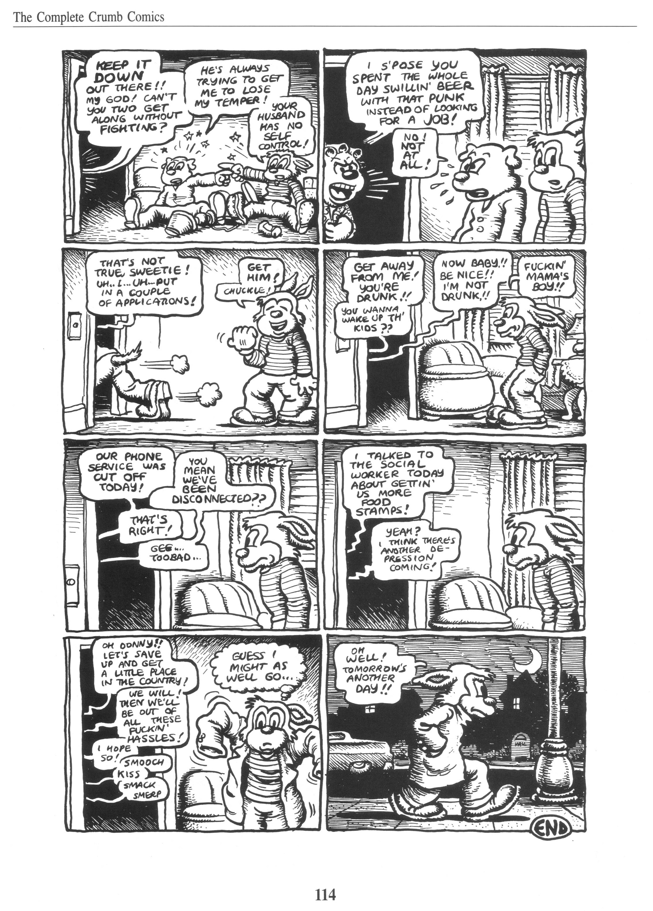 Read online The Complete Crumb Comics comic -  Issue # TPB 6 - 124