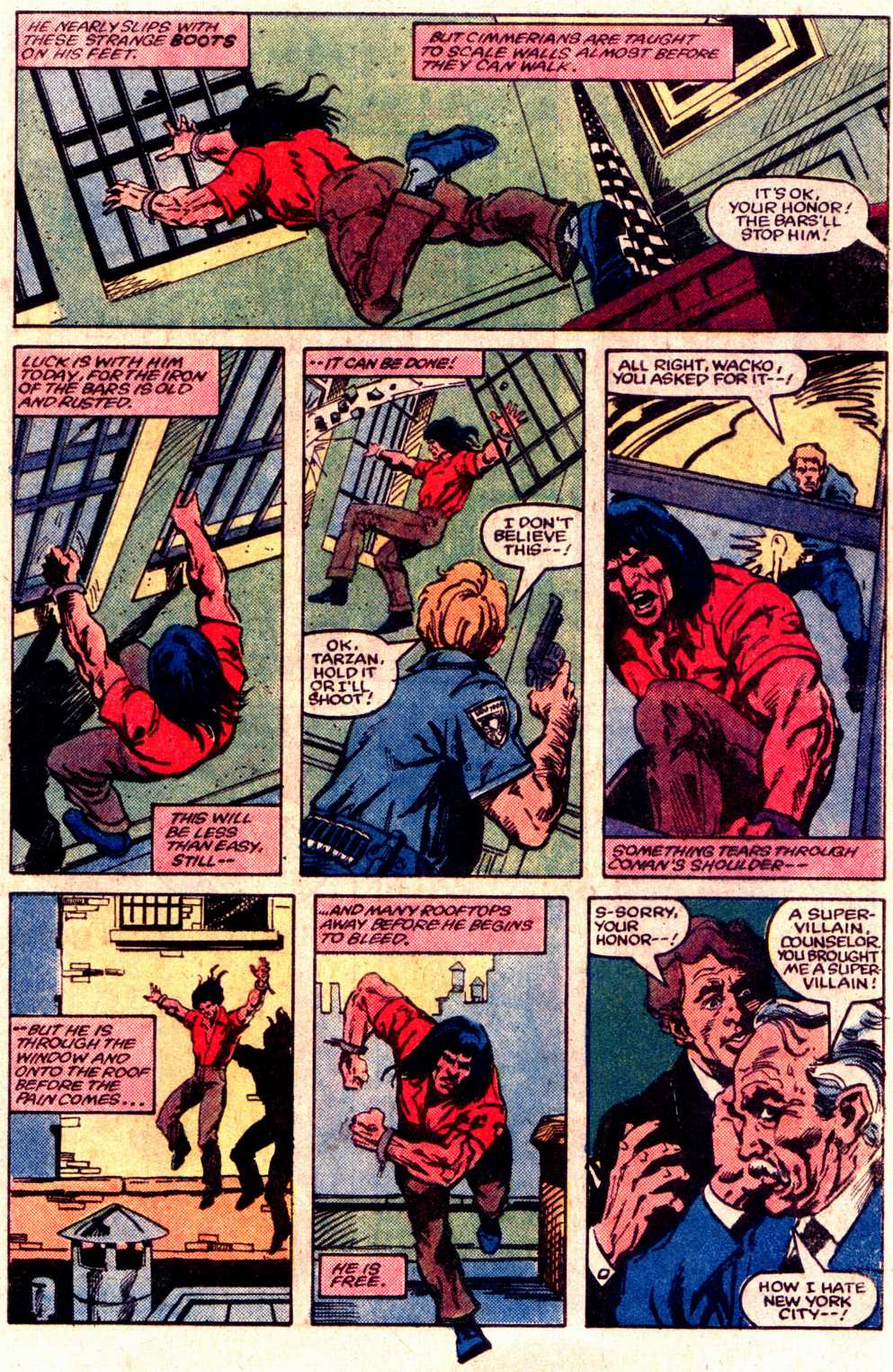 Read online What If? (1977) comic -  Issue #43 - Conan the Barbarian were stranded in the 20th century - 6