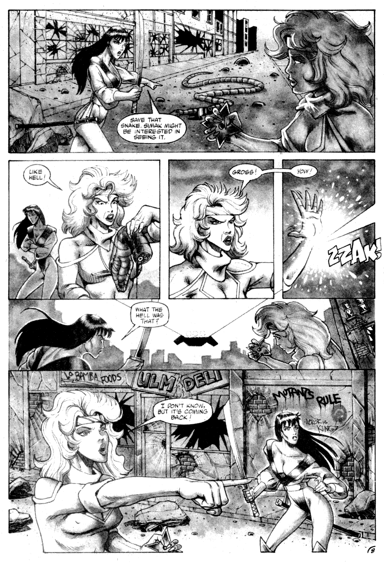 Read online Solo Ex-Mutants comic -  Issue #5 - 9