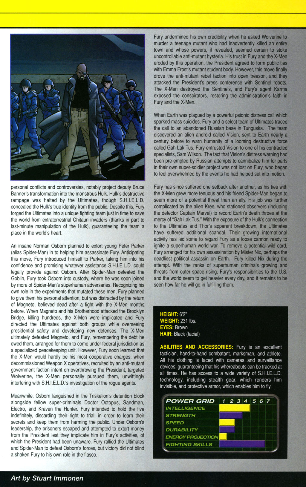 Read online Official Handbook of the Ultimate Marvel Universe: The Ultimates & X-Men 2005 comic -  Issue # Full - 19