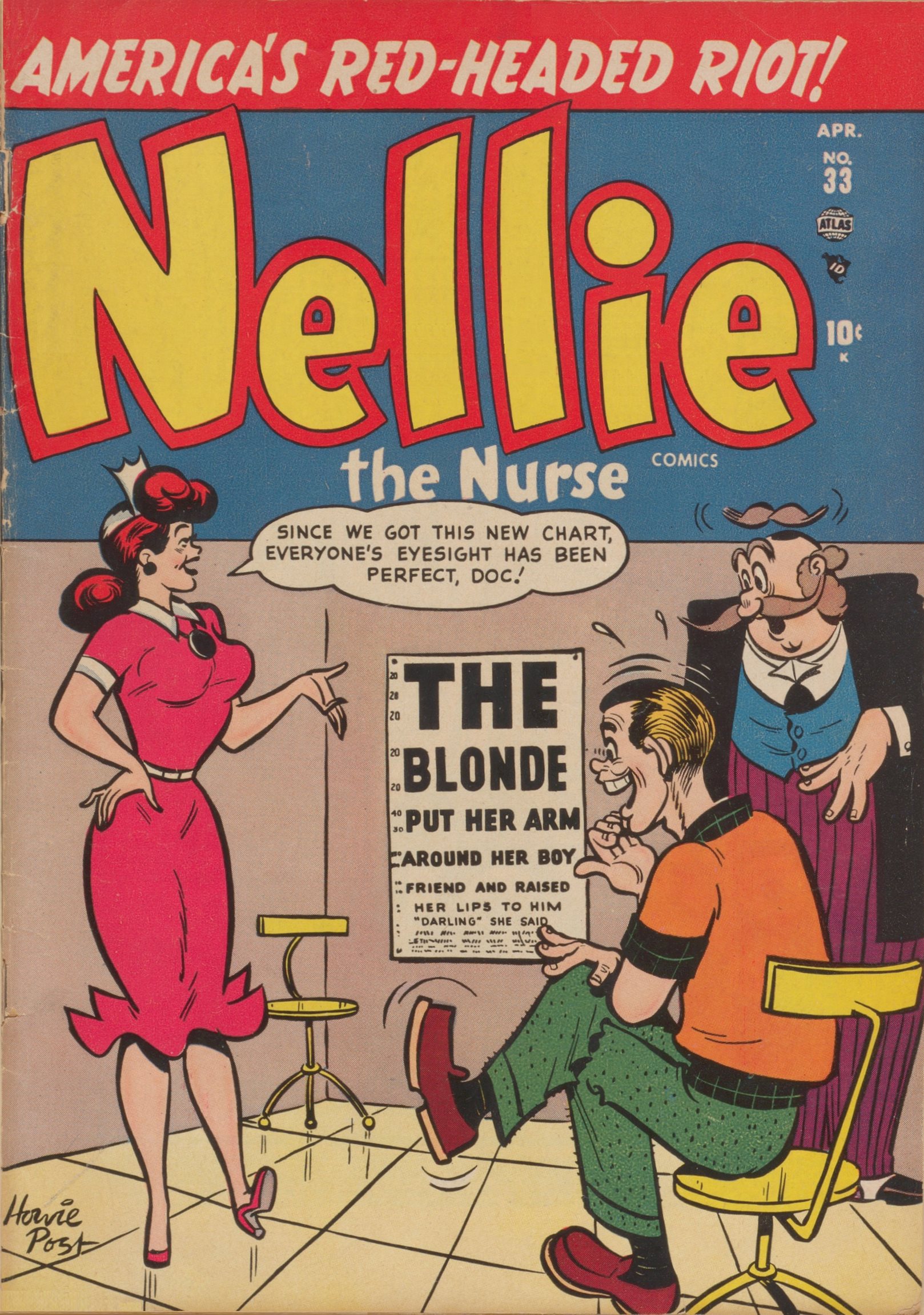 Read online Nellie The Nurse (1945) comic -  Issue #33 - 1