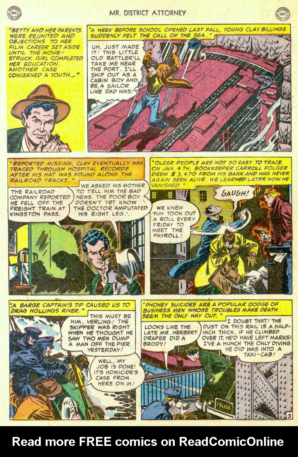 Read online Mr. District Attorney comic -  Issue #13 - 28