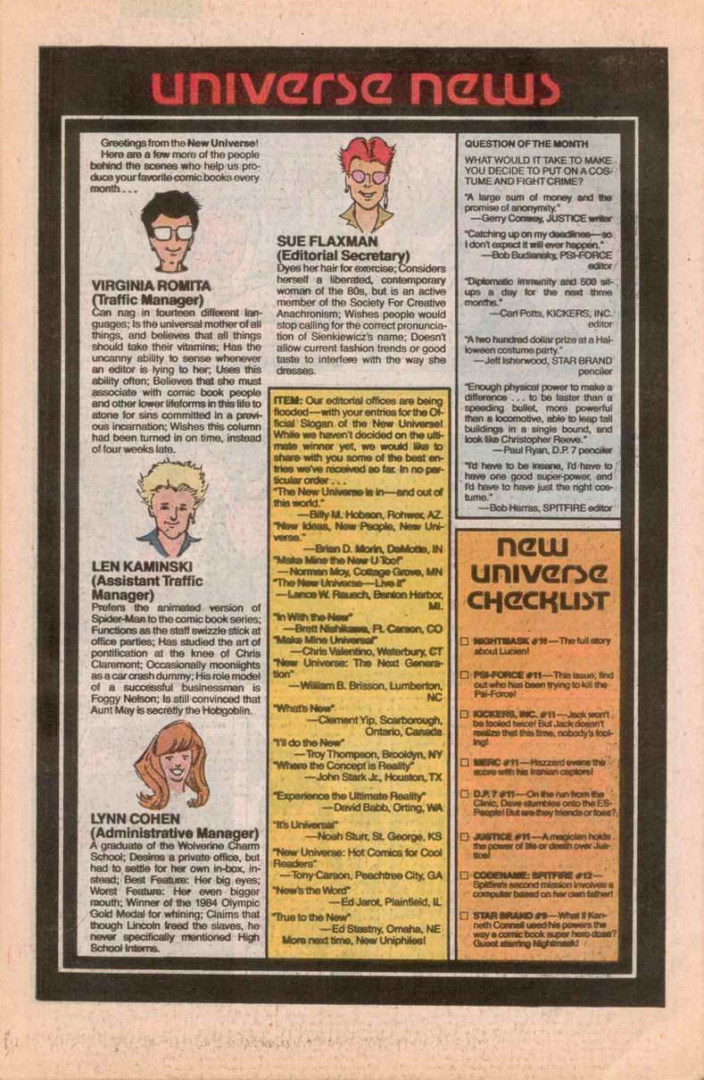 Read online Psi-Force comic -  Issue #11 - 25