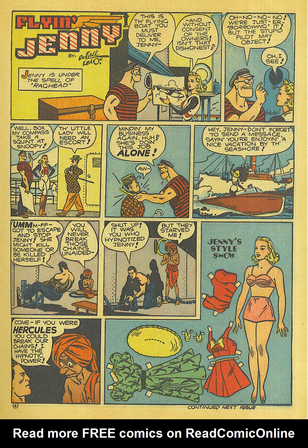 Read online Reg'lar Fellers Heroic Comics comic -  Issue #5 - 12