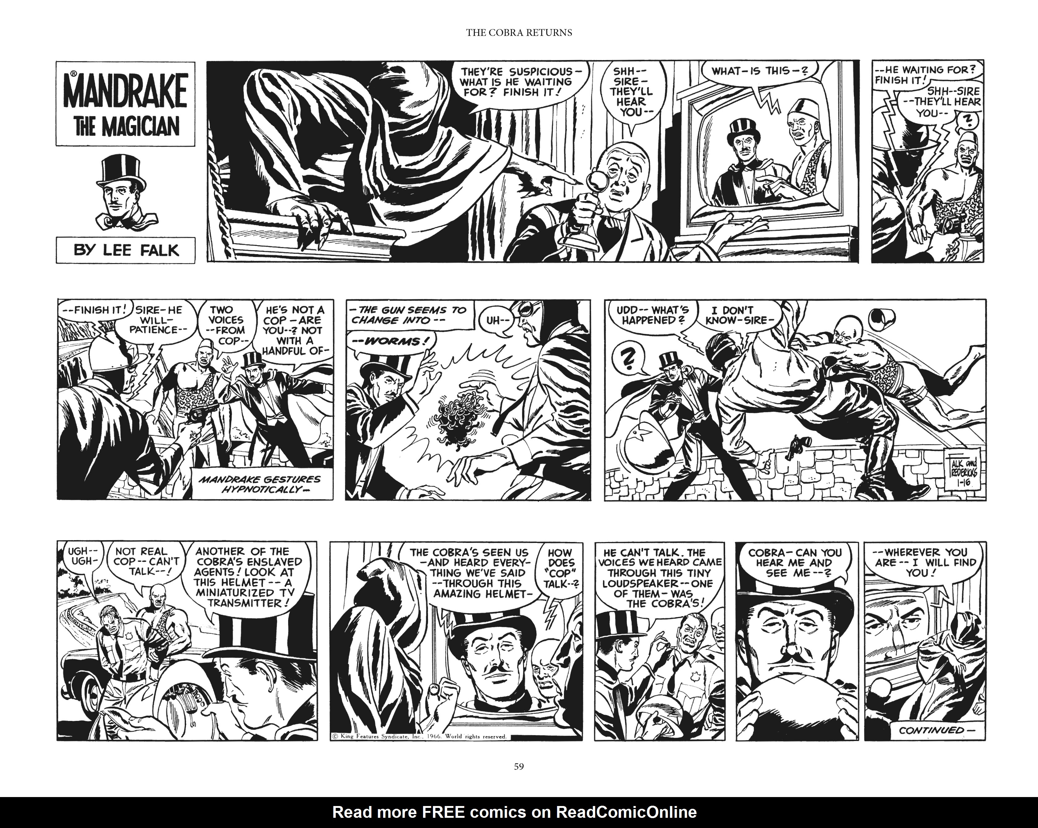 Read online Mandrake the Magician: The Fred Fredricks Sundays comic -  Issue # TPB (Part 1) - 60