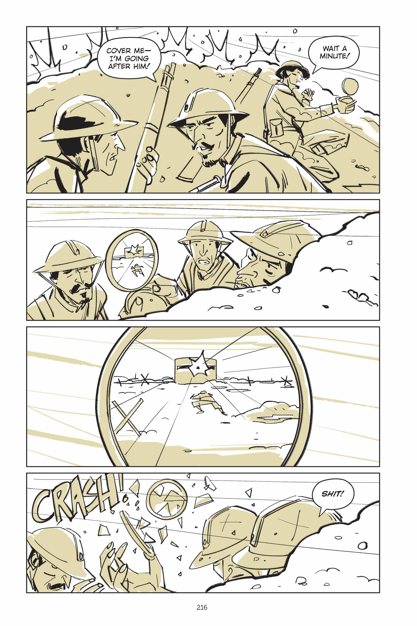 Read online Now Let Me Fly: A Portrait of Eugene Bullard comic -  Issue # TPB (Part 3) - 16