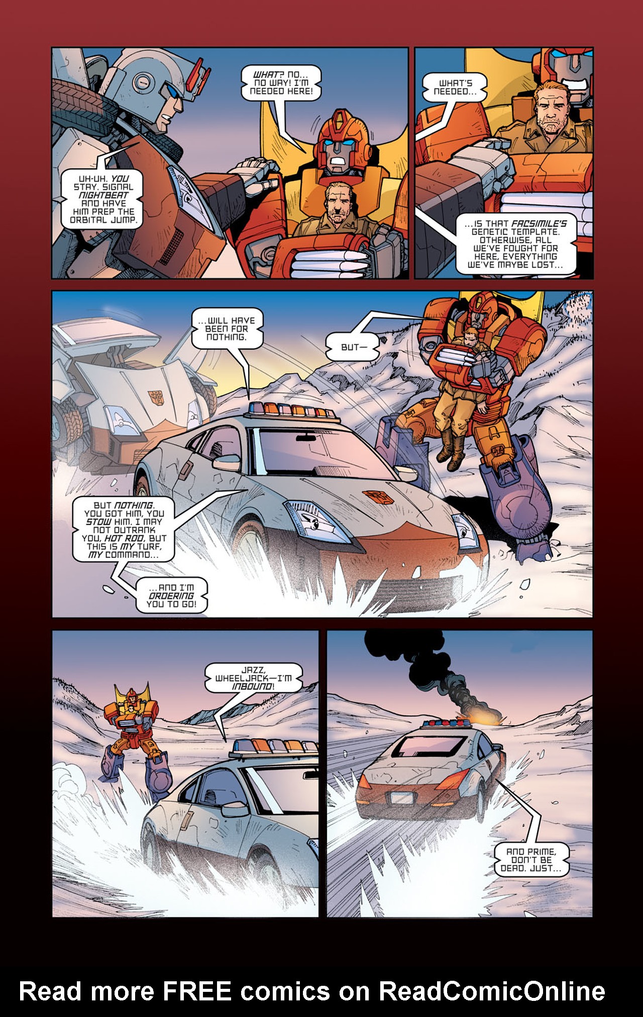 Read online The Transformers: Escalation comic -  Issue #6 - 9
