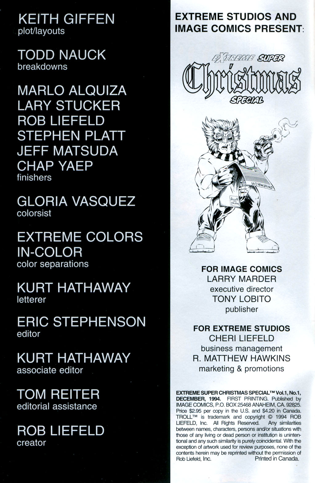 Read online Extreme Super Christmas Special comic -  Issue # Full - 2