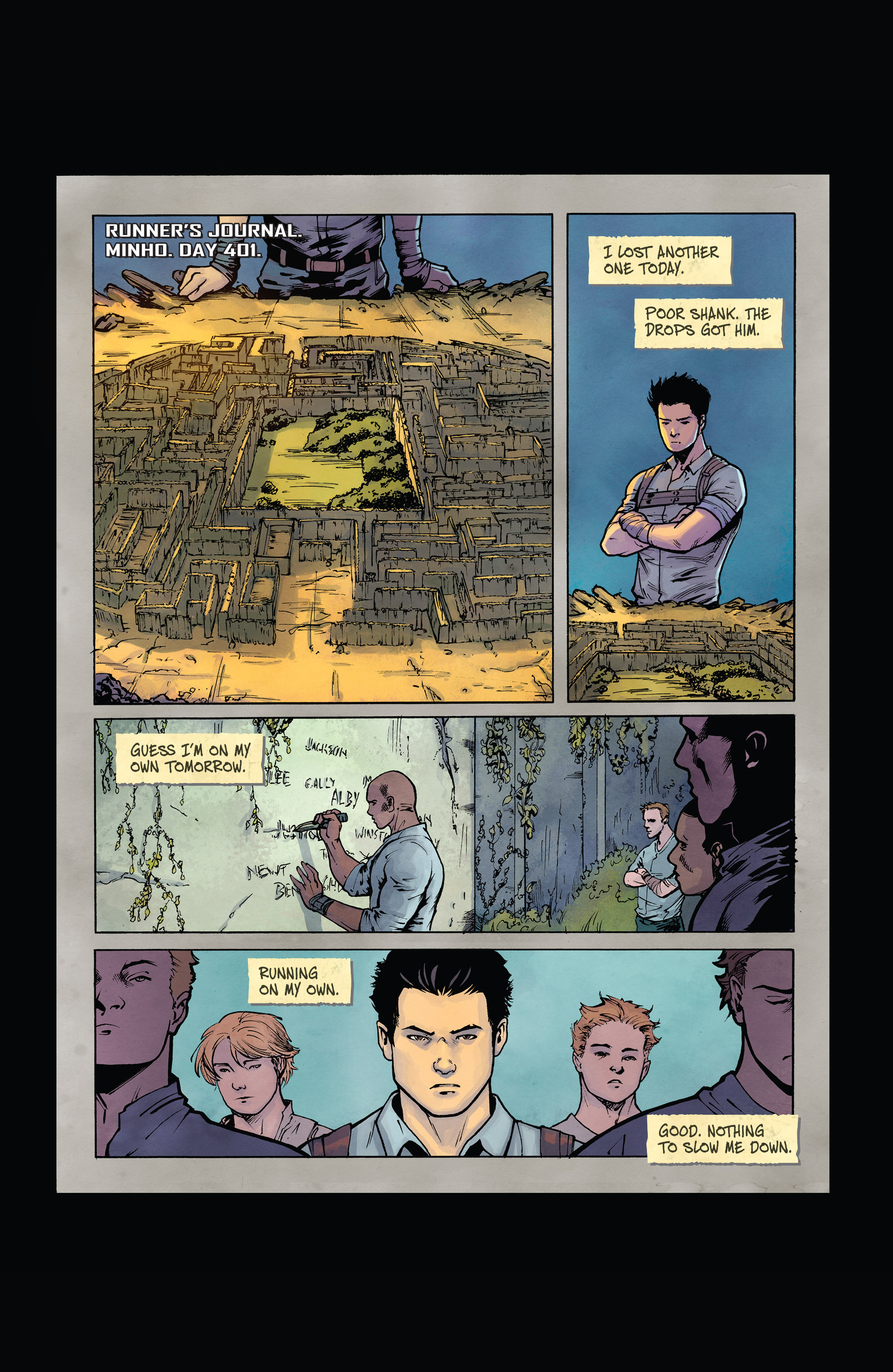 Read online Maze Runner: The Scorch Trials Official Graphic Novel Prelude comic -  Issue # TPB - 9