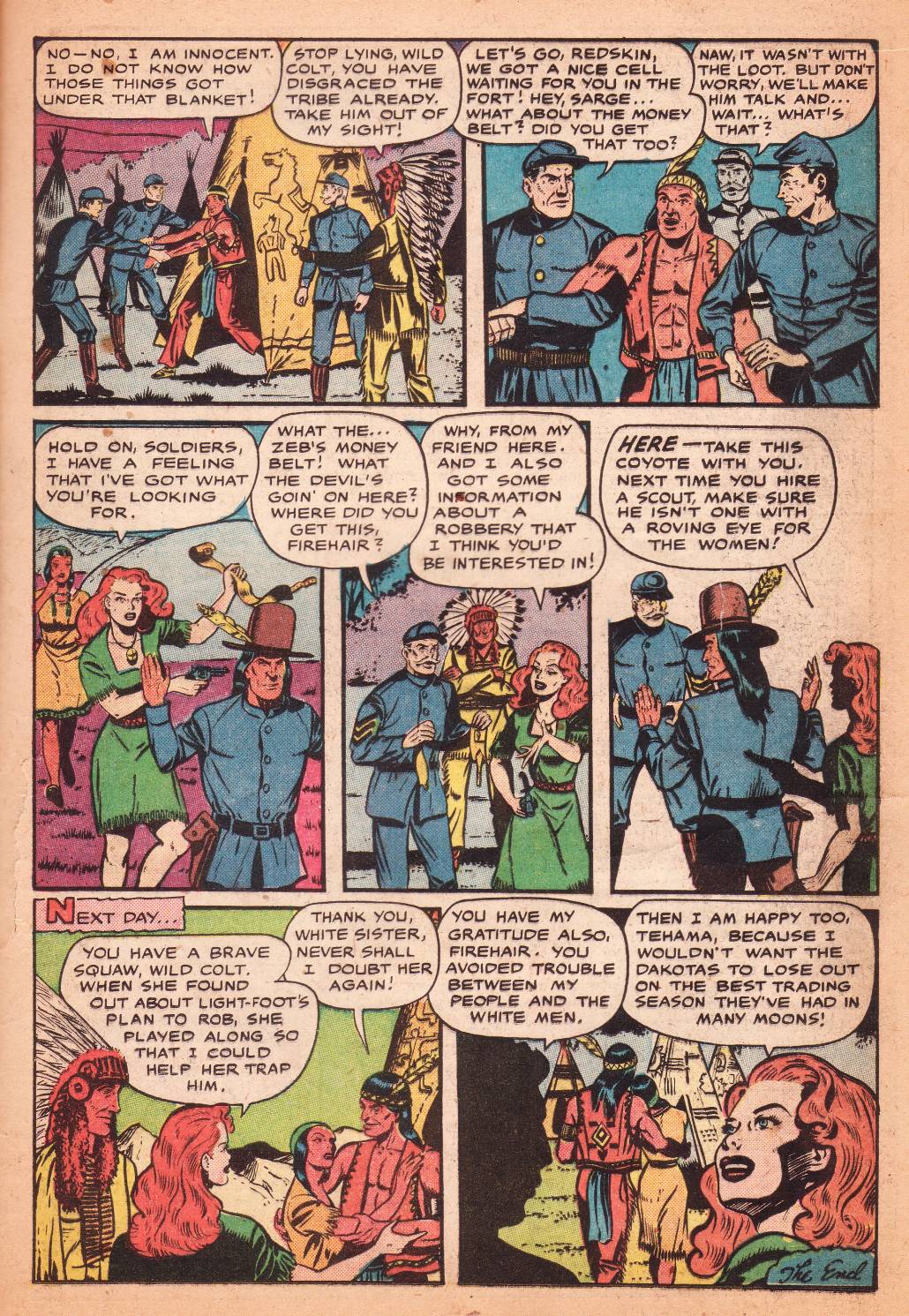 Read online Pioneer West Romances comic -  Issue #5 - 21