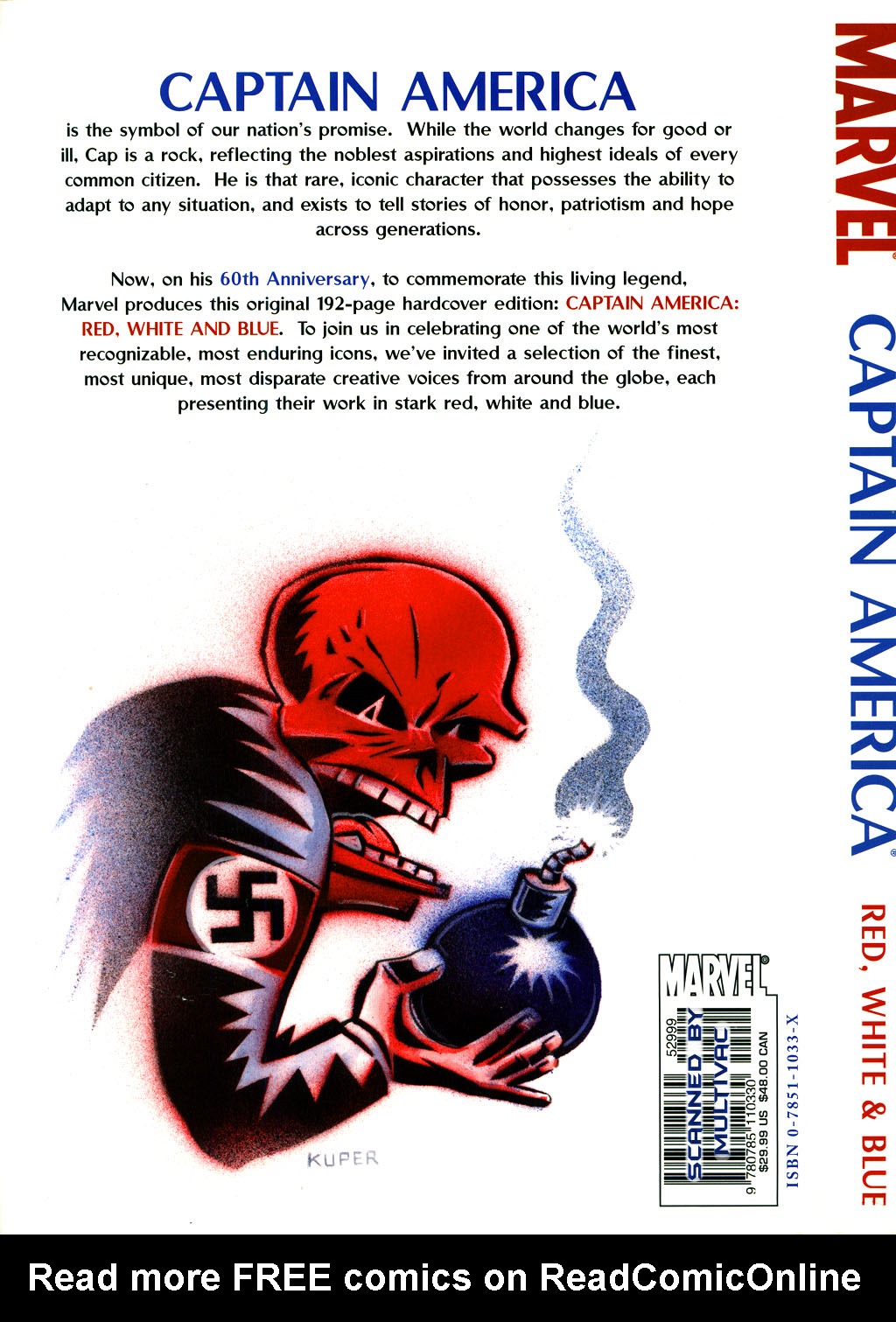 Read online Captain America: Red, White & Blue comic -  Issue # TPB - 190