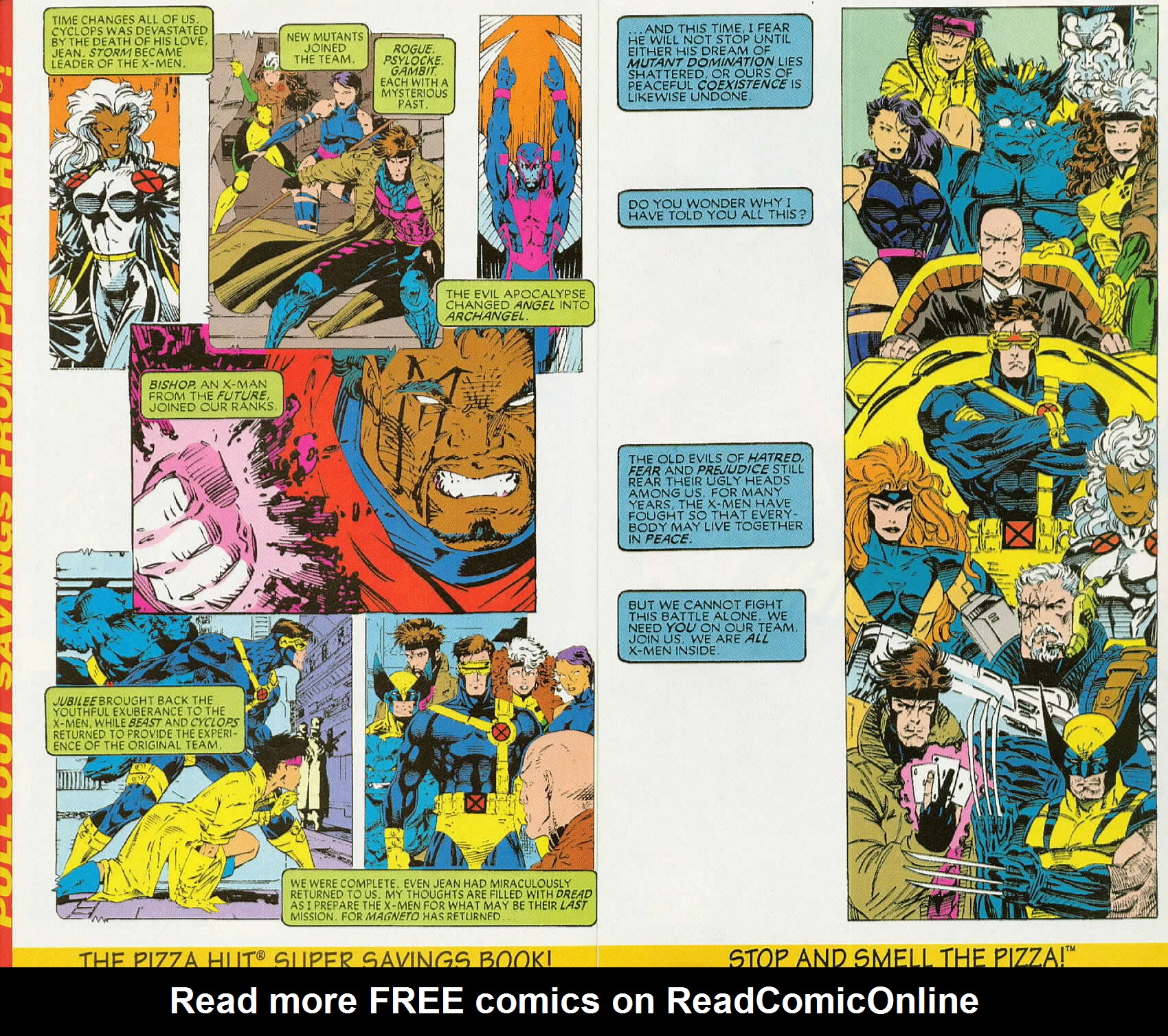 Read online Pizza Hut Super Savings Book Featuring X-Men comic -  Issue # Full - 5