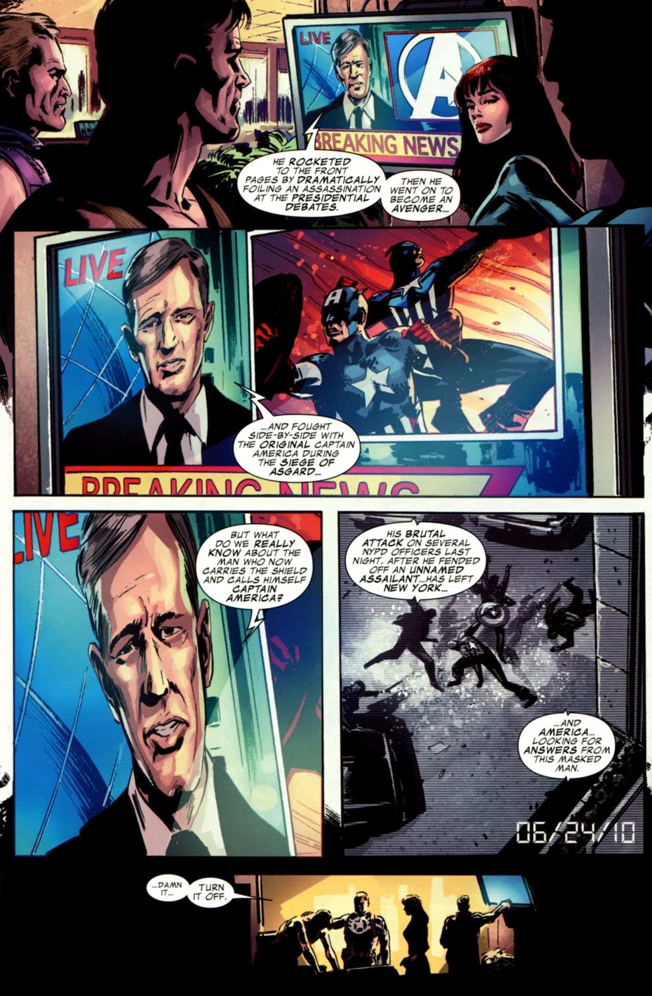 Read online Captain America (1968) comic -  Issue #607 - 23