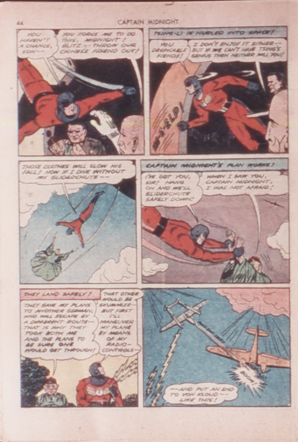 Read online Captain Midnight (1942) comic -  Issue #14 - 42