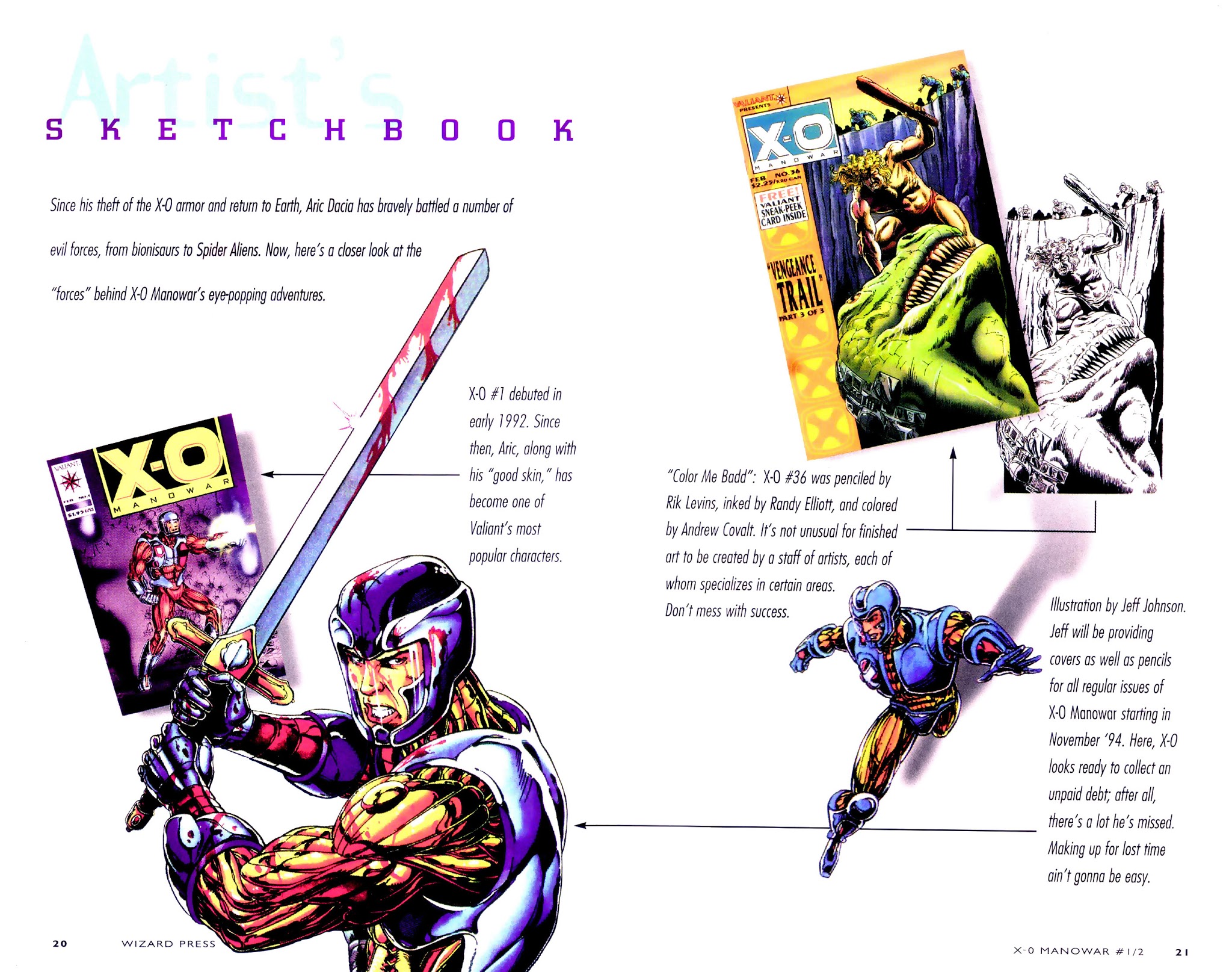 Read online X-O Manowar (1992) comic -  Issue #0.5 - 21