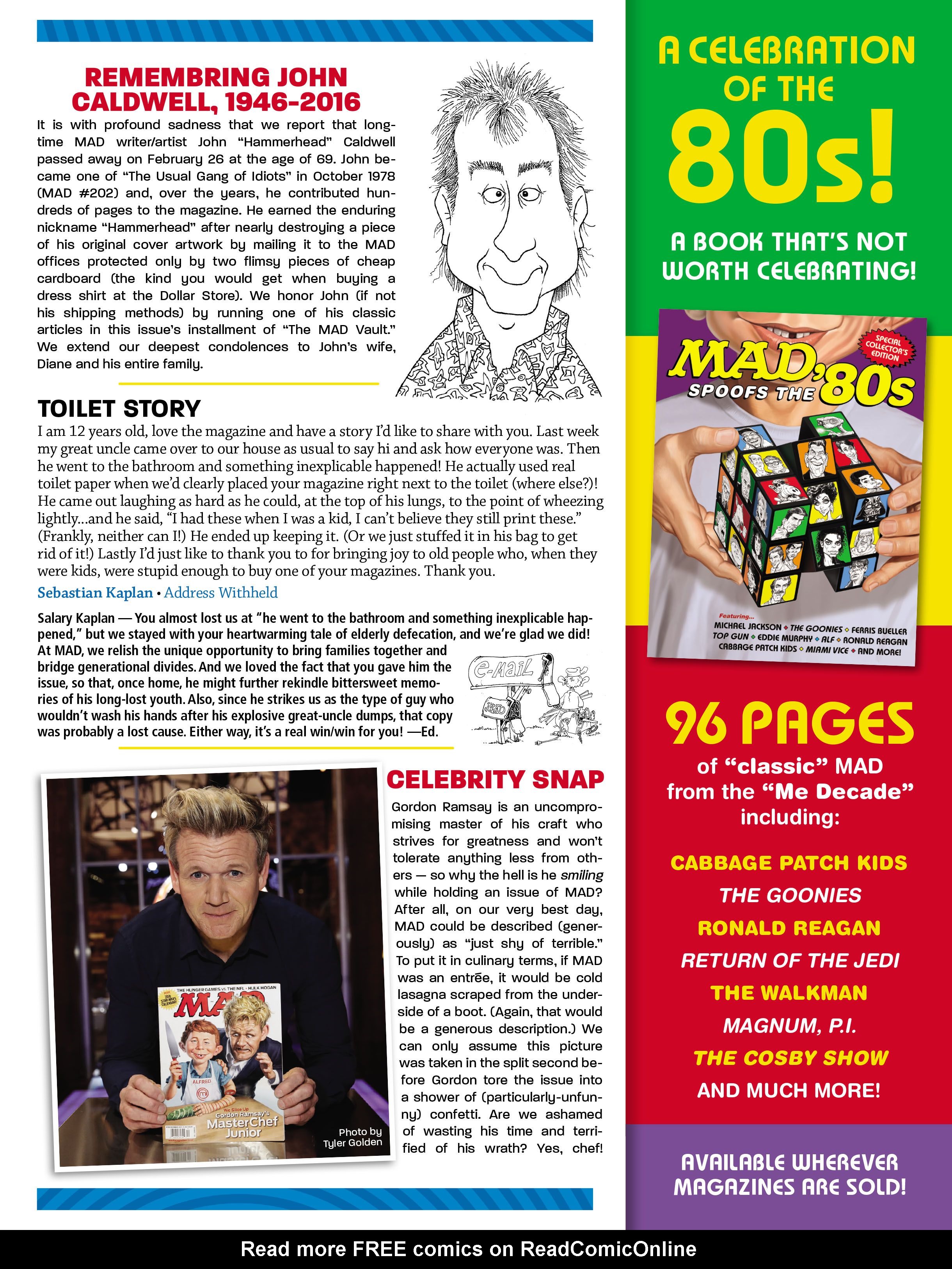 Read online MAD comic -  Issue #539 - 68