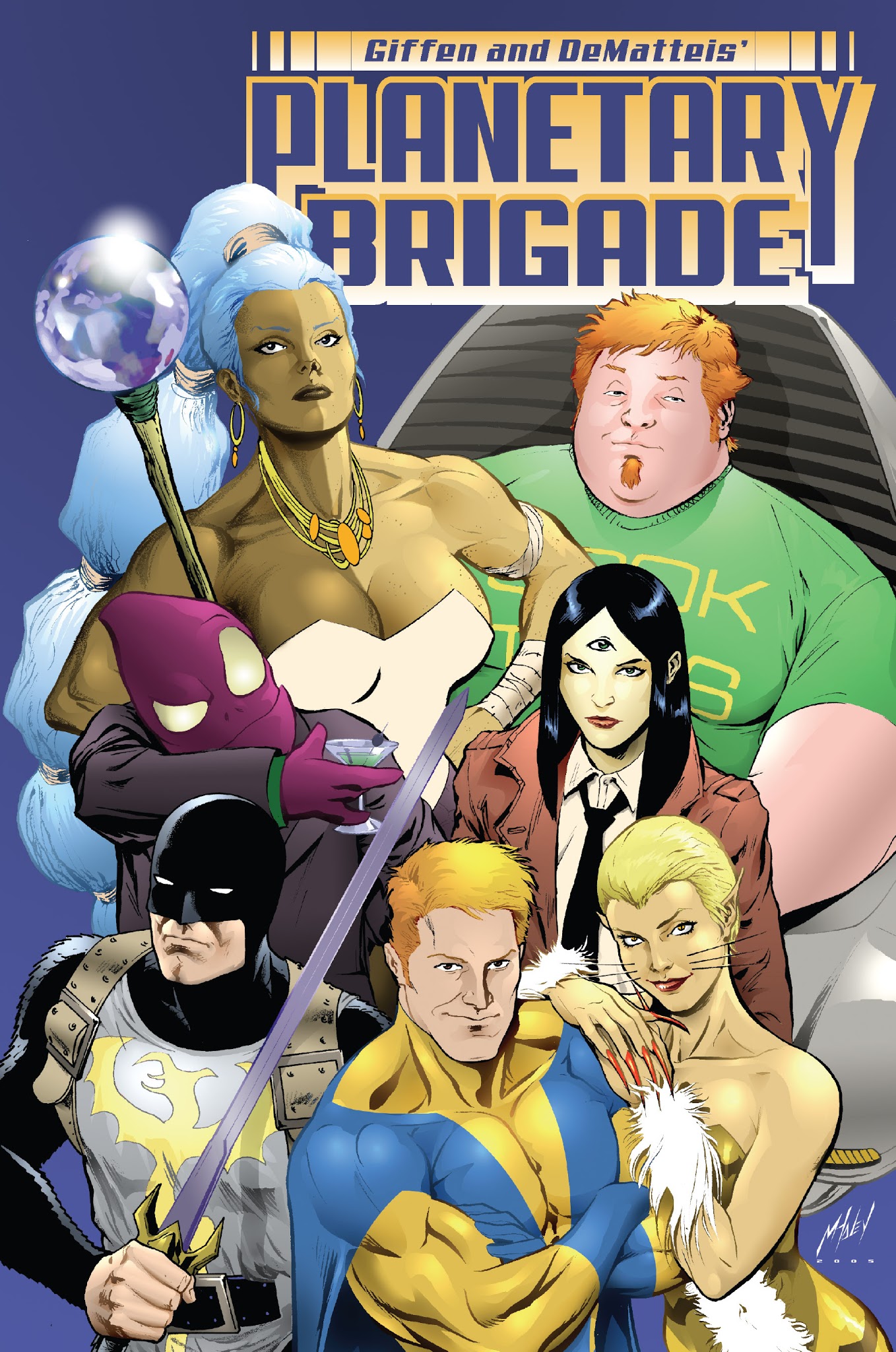 Read online Planetary Brigade comic -  Issue # TPB - 1